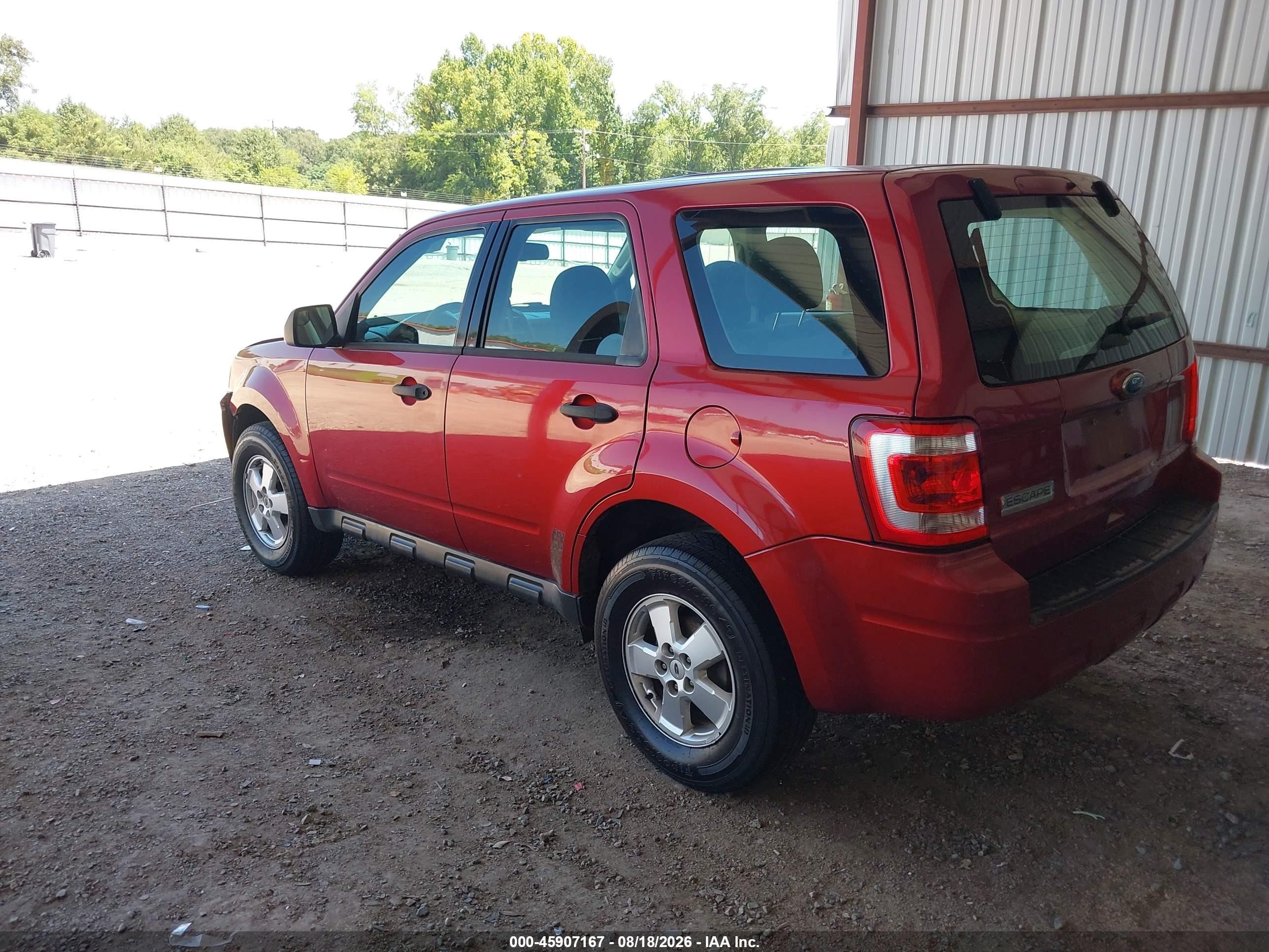 2012 Ford Escape Xls Red vin: 1FMCU0C72CKB26987