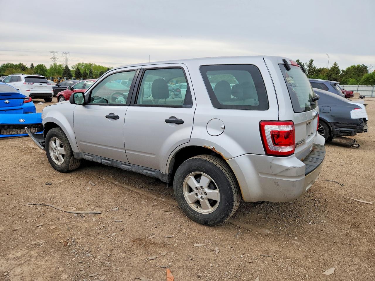 2012 Ford Escape Xls Silver vin: 1FMCU0C72CKC19895