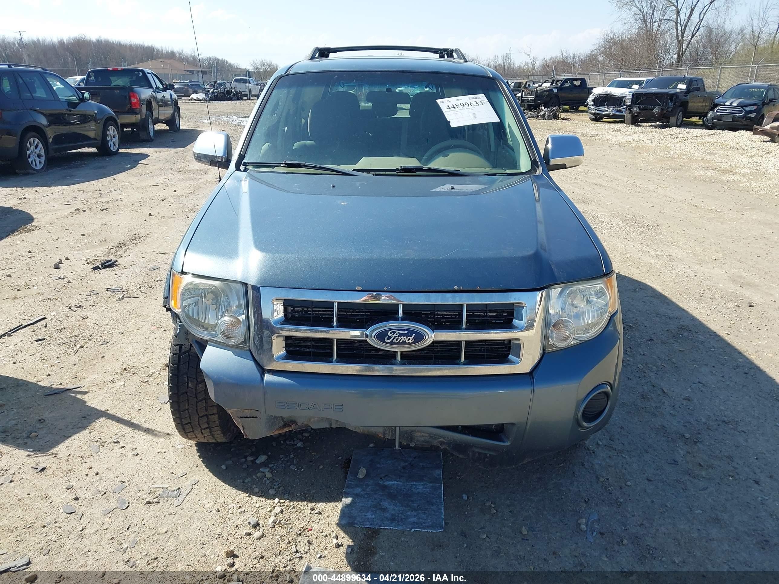 2011 Ford Escape Xls Blue vin: 1FMCU0C73BKA37640