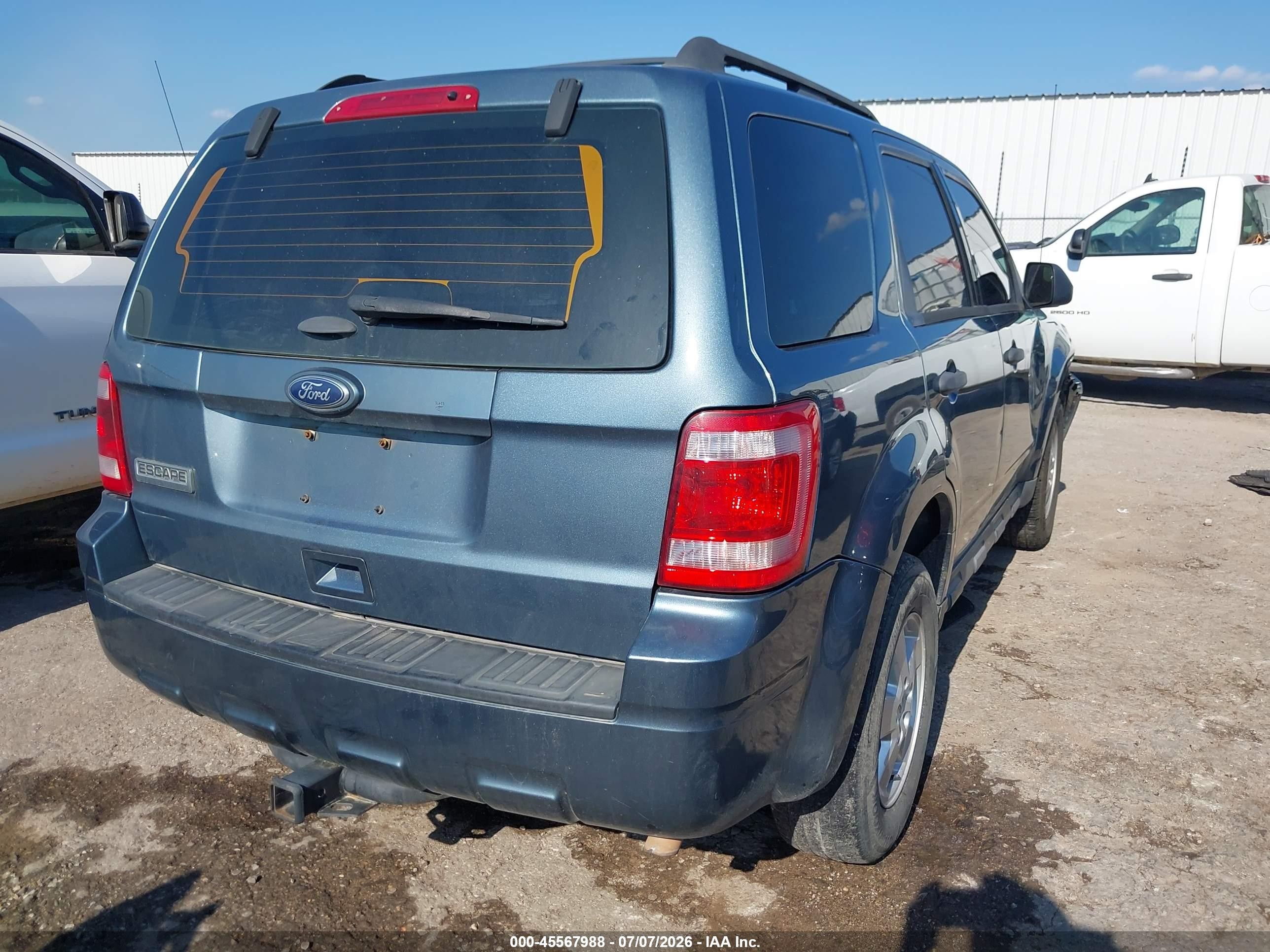 2012 Ford Escape Xls Blue vin: 1FMCU0C73CKA22167