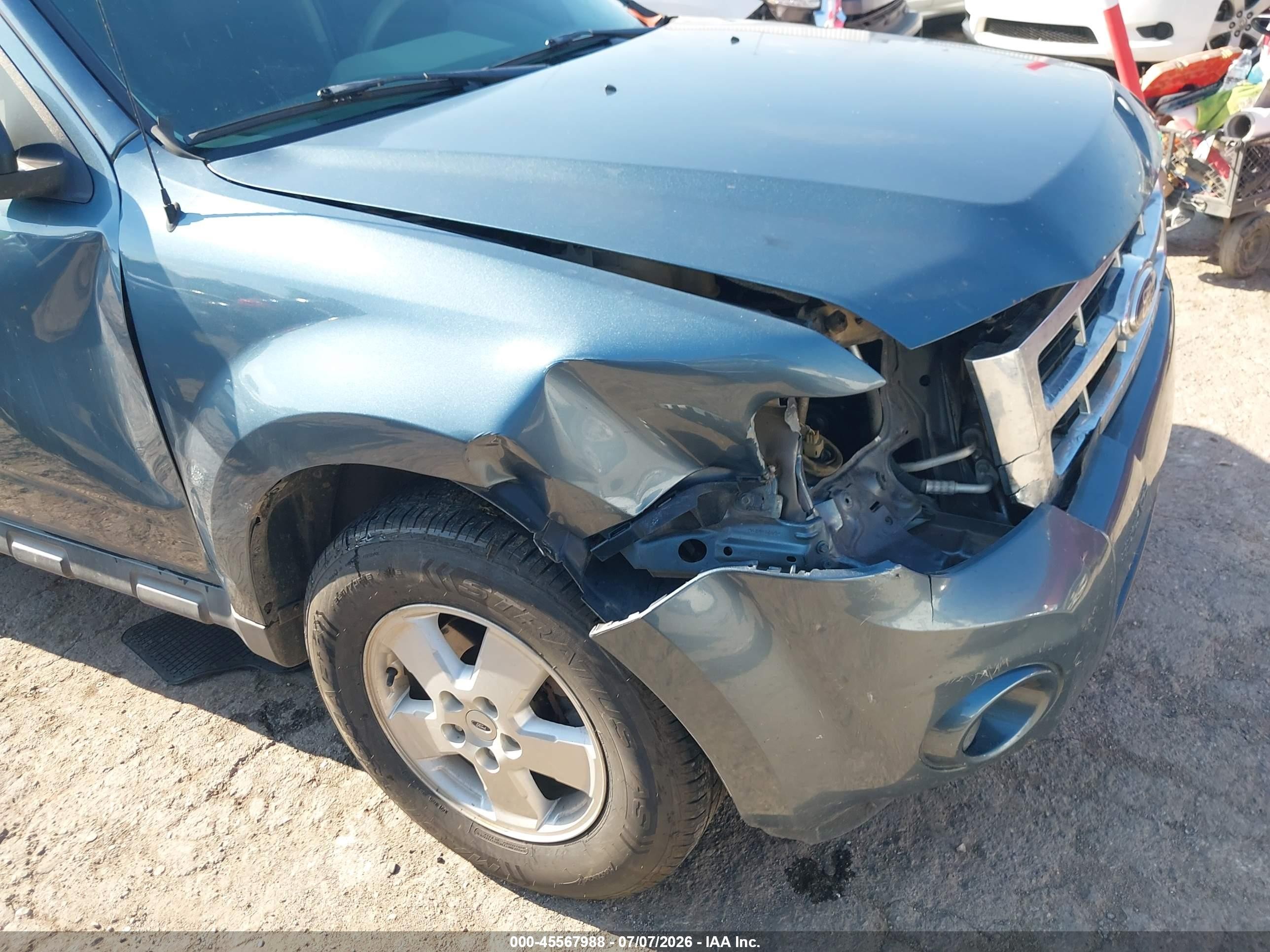 2012 Ford Escape Xls Blue vin: 1FMCU0C73CKA22167
