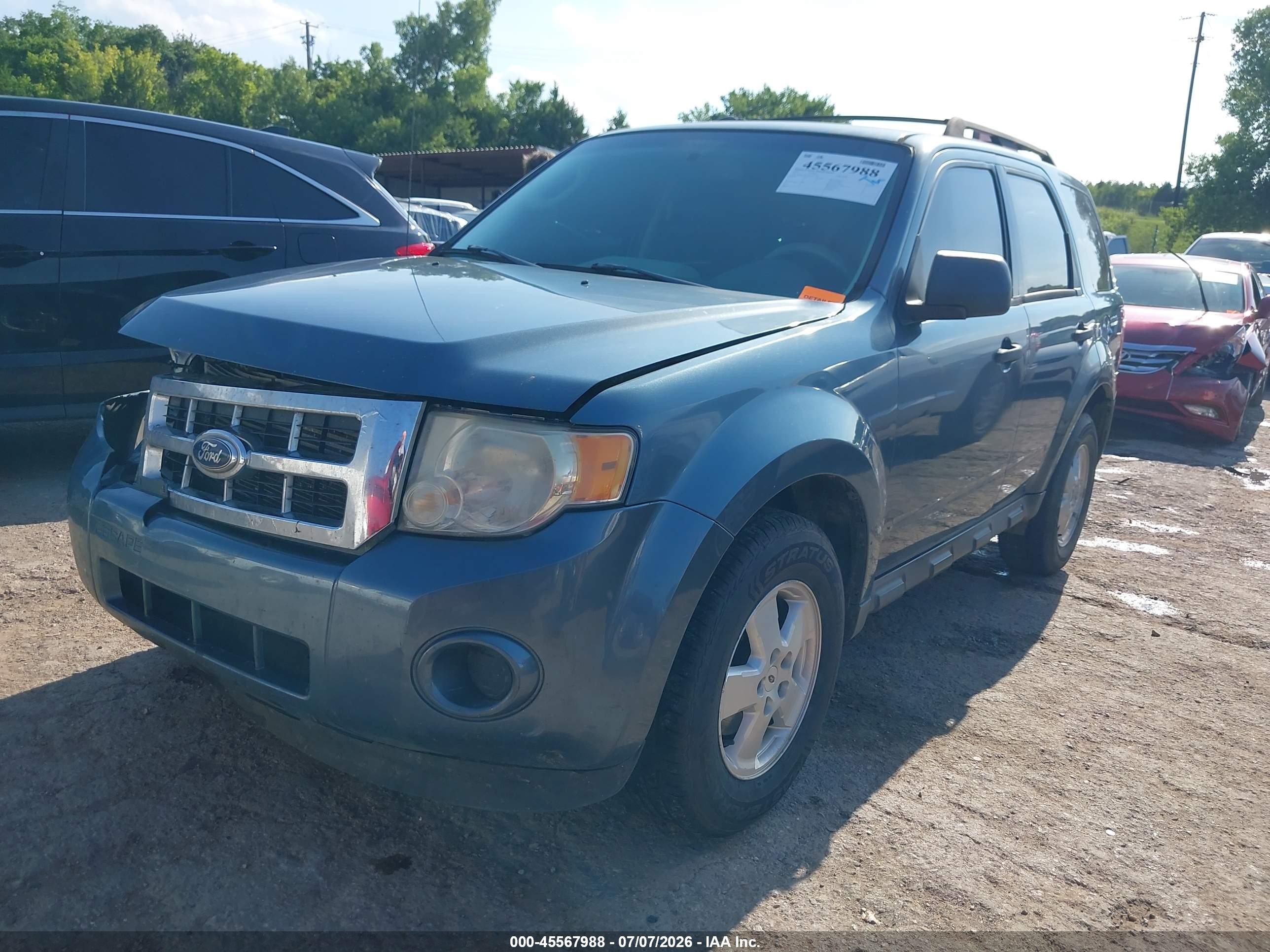 2012 Ford Escape Xls Blue vin: 1FMCU0C73CKA22167