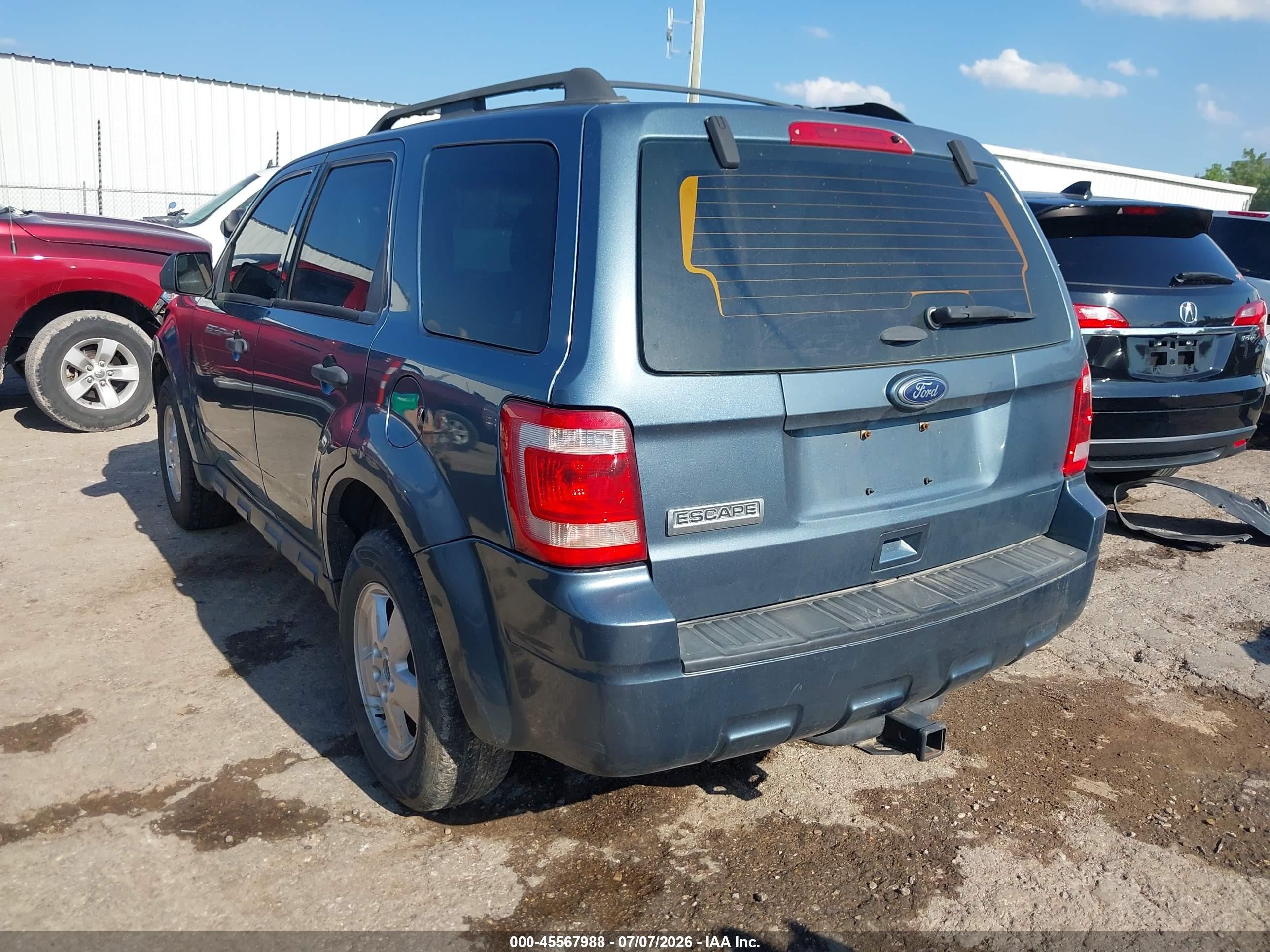2012 Ford Escape Xls Blue vin: 1FMCU0C73CKA22167
