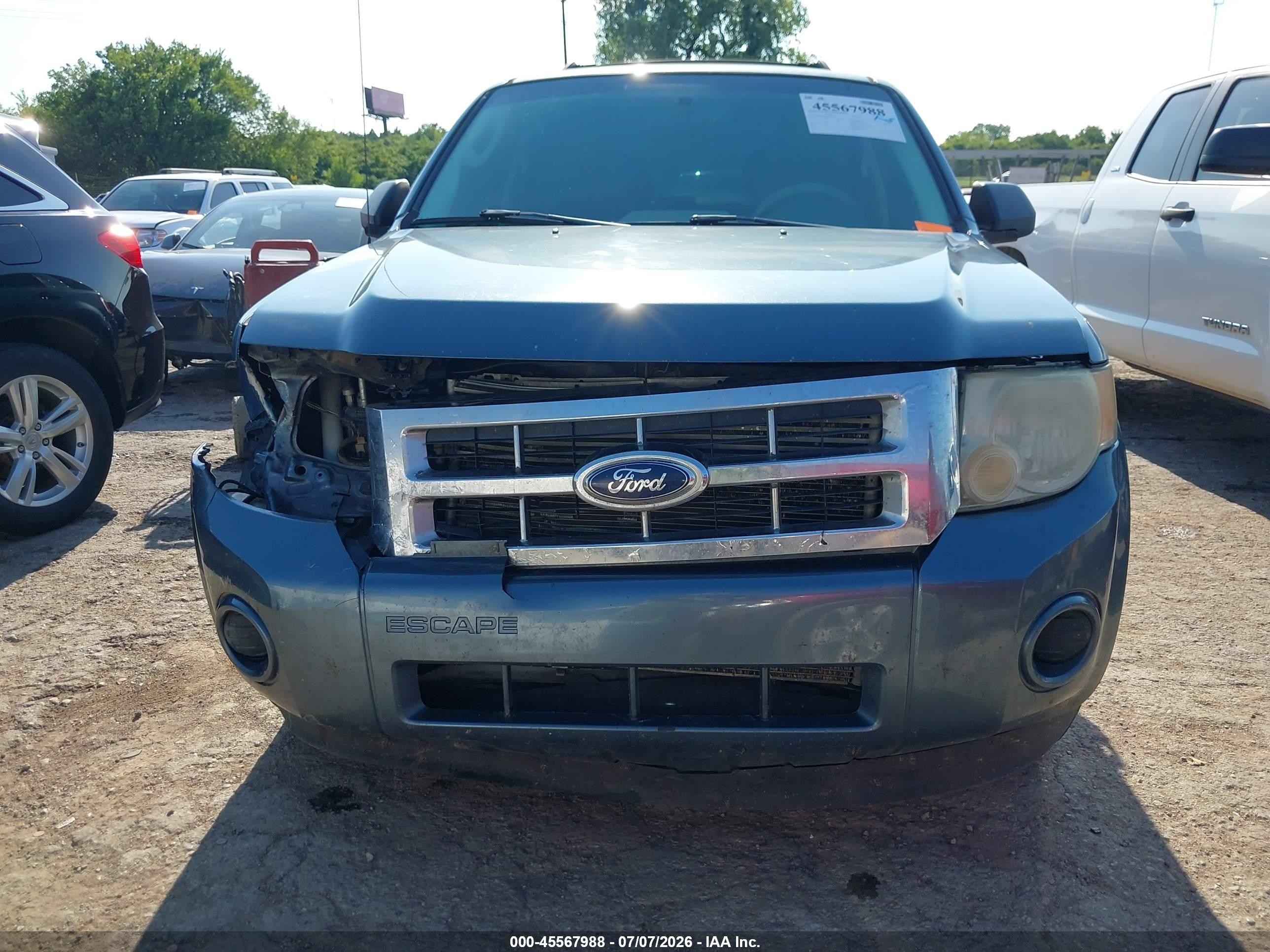 2012 Ford Escape Xls Blue vin: 1FMCU0C73CKA22167