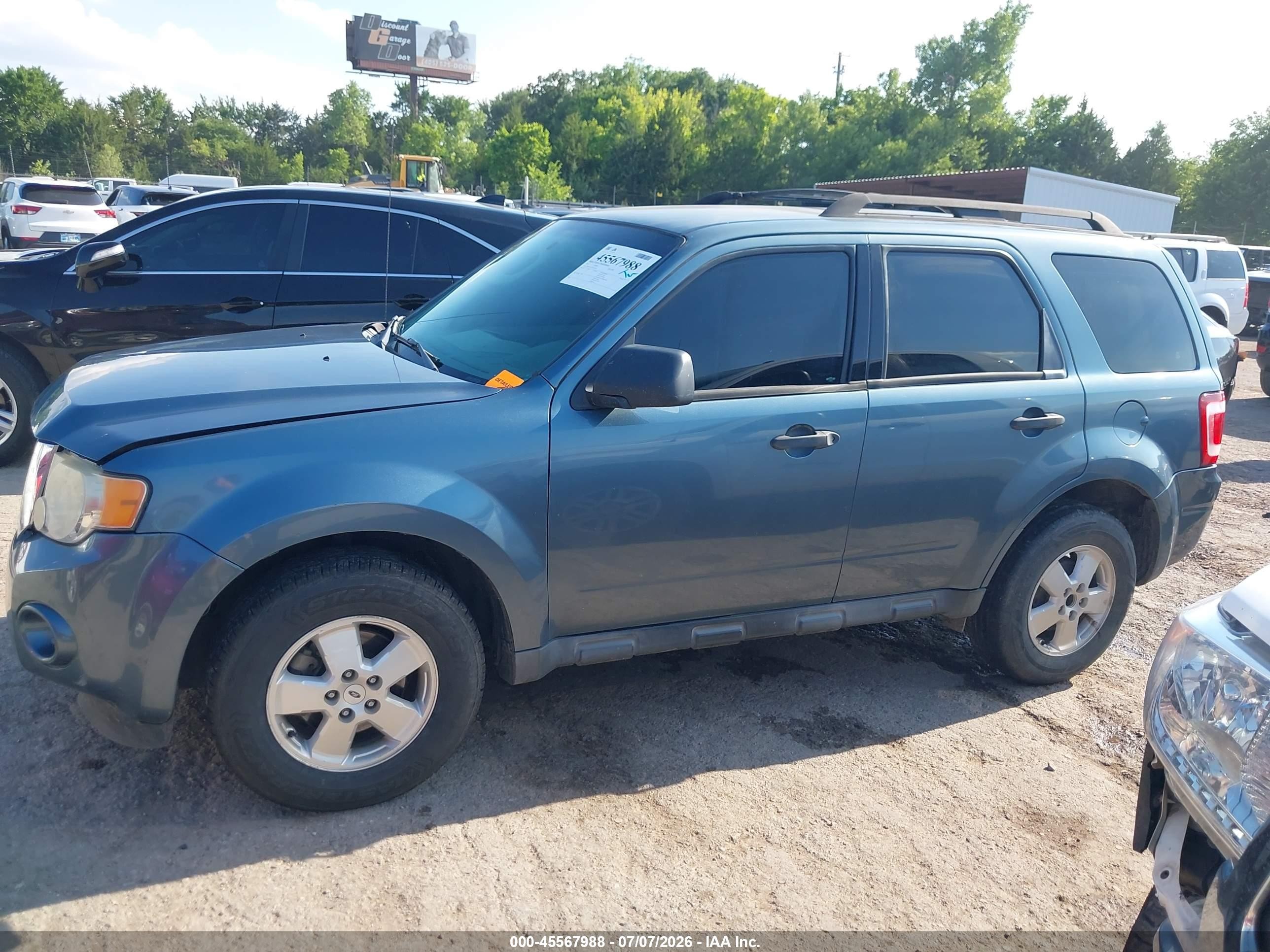 2012 Ford Escape Xls Blue vin: 1FMCU0C73CKA22167