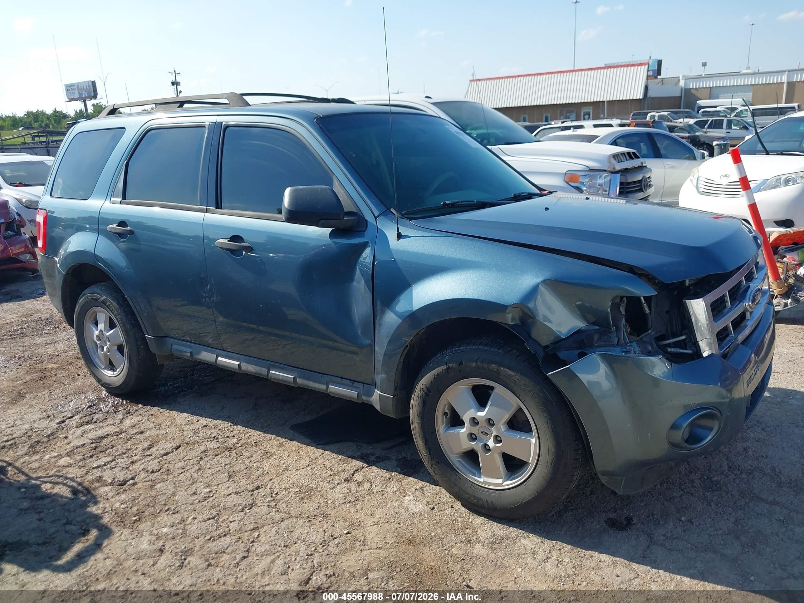 2012 Ford Escape Xls Blue vin: 1FMCU0C73CKA22167