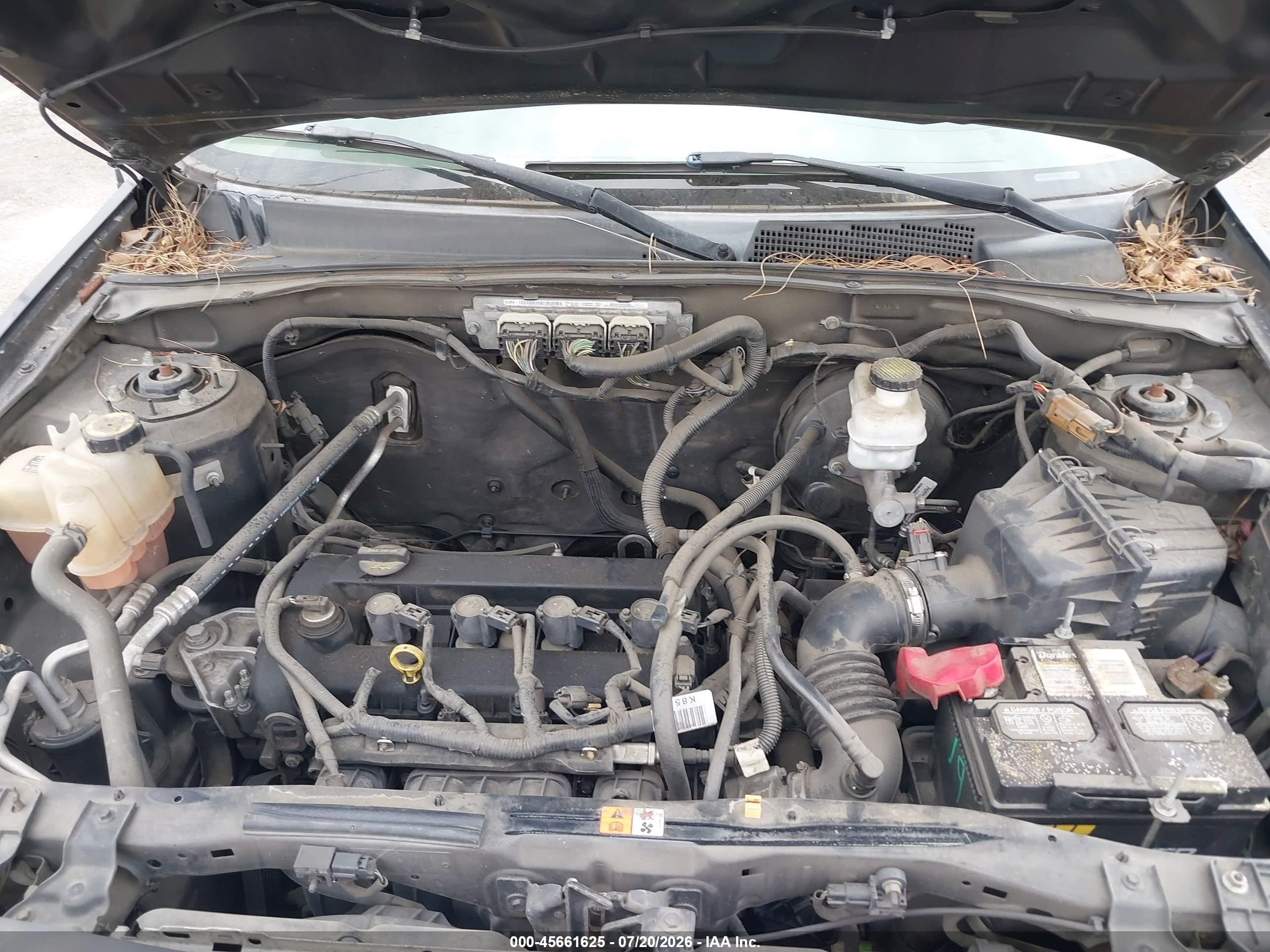 2012 Ford Escape Xls Черный vin: 1FMCU0C73CKA58585