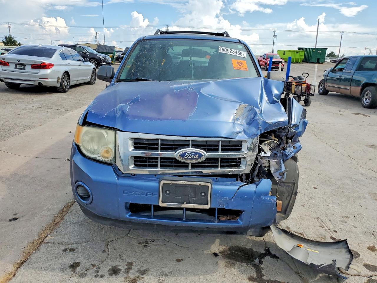 2010 Ford Escape Xls Blue vin: 1FMCU0C74AKC77018