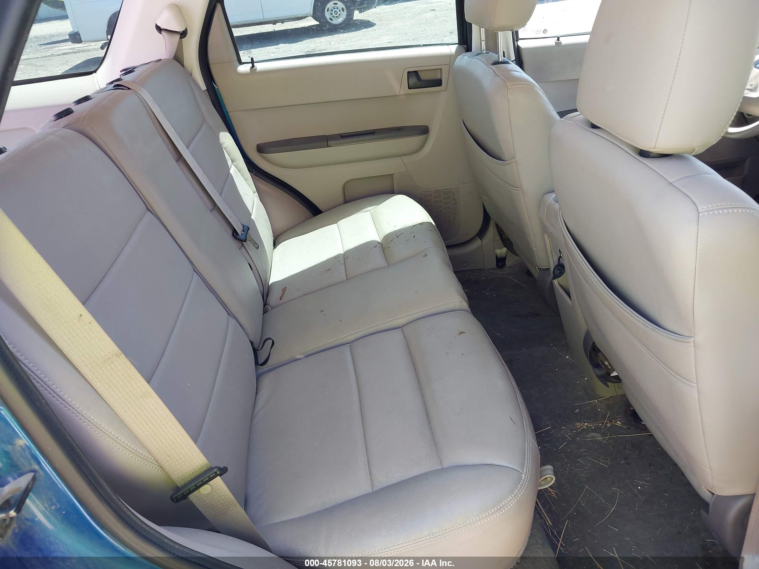 2012 Ford Escape Xls Blue vin: 1FMCU0C74CKA57879