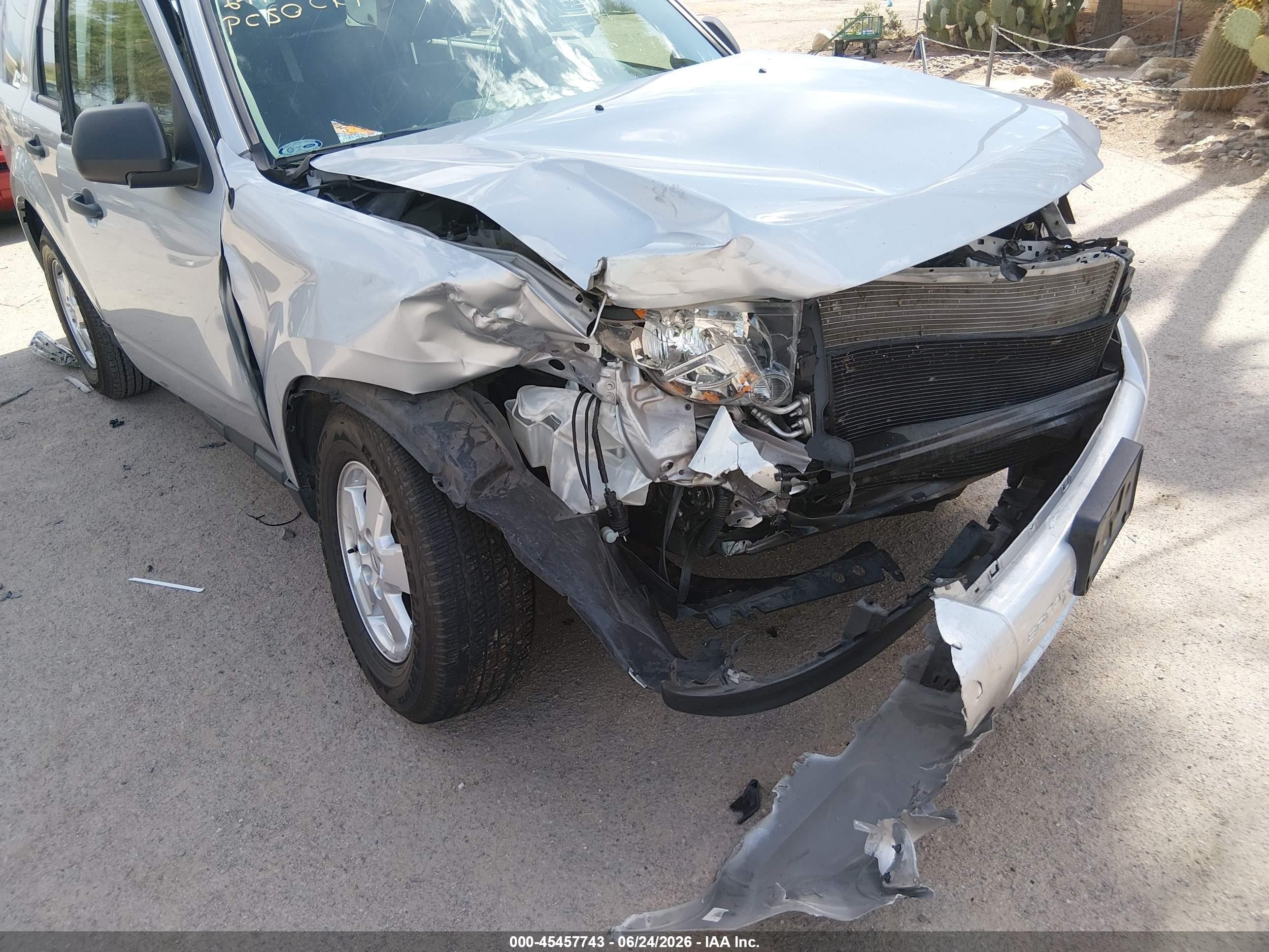 2012 Ford Escape Xls Silver vin: 1FMCU0C74CKB32368