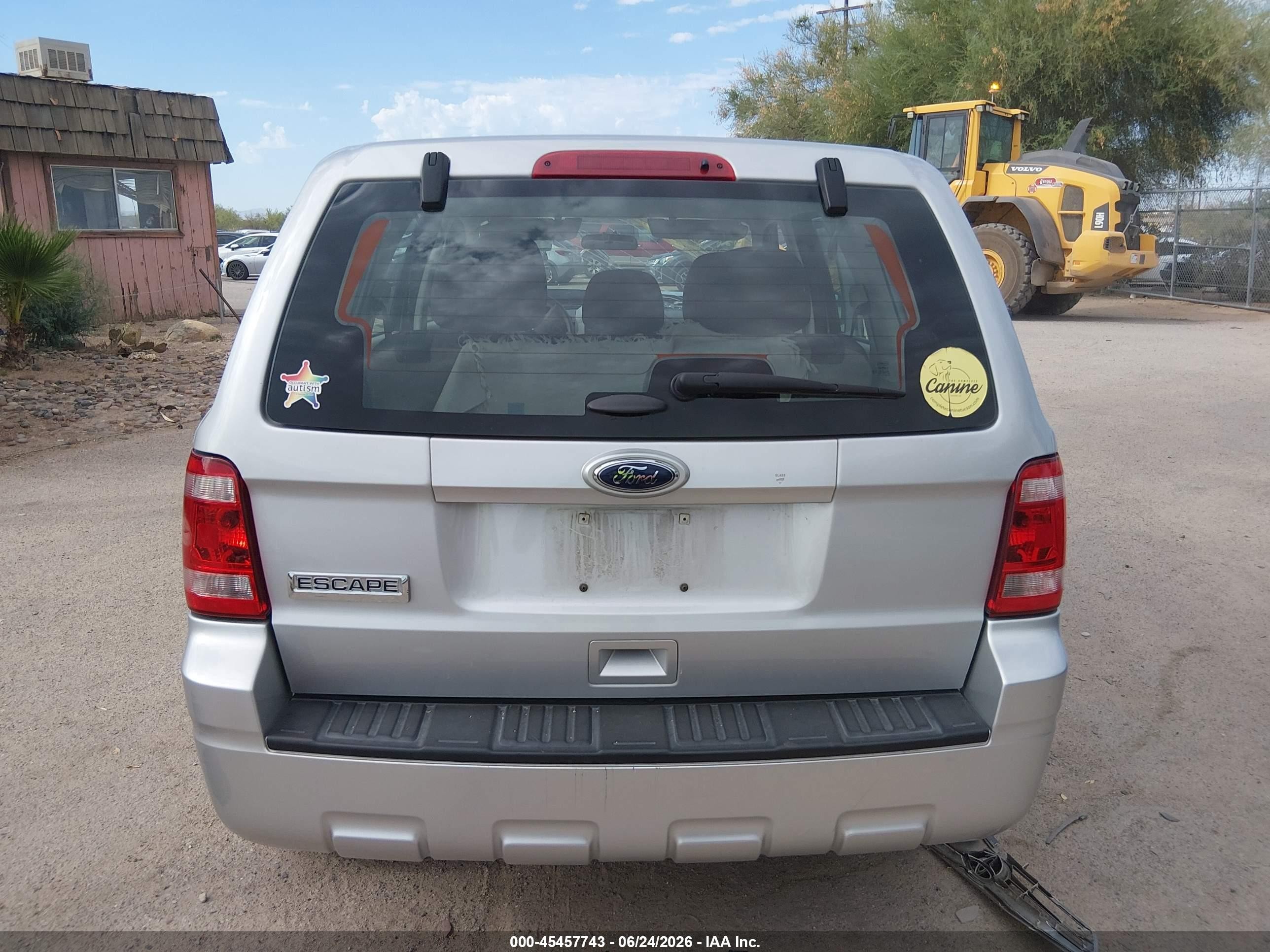 2012 Ford Escape Xls Silver vin: 1FMCU0C74CKB32368
