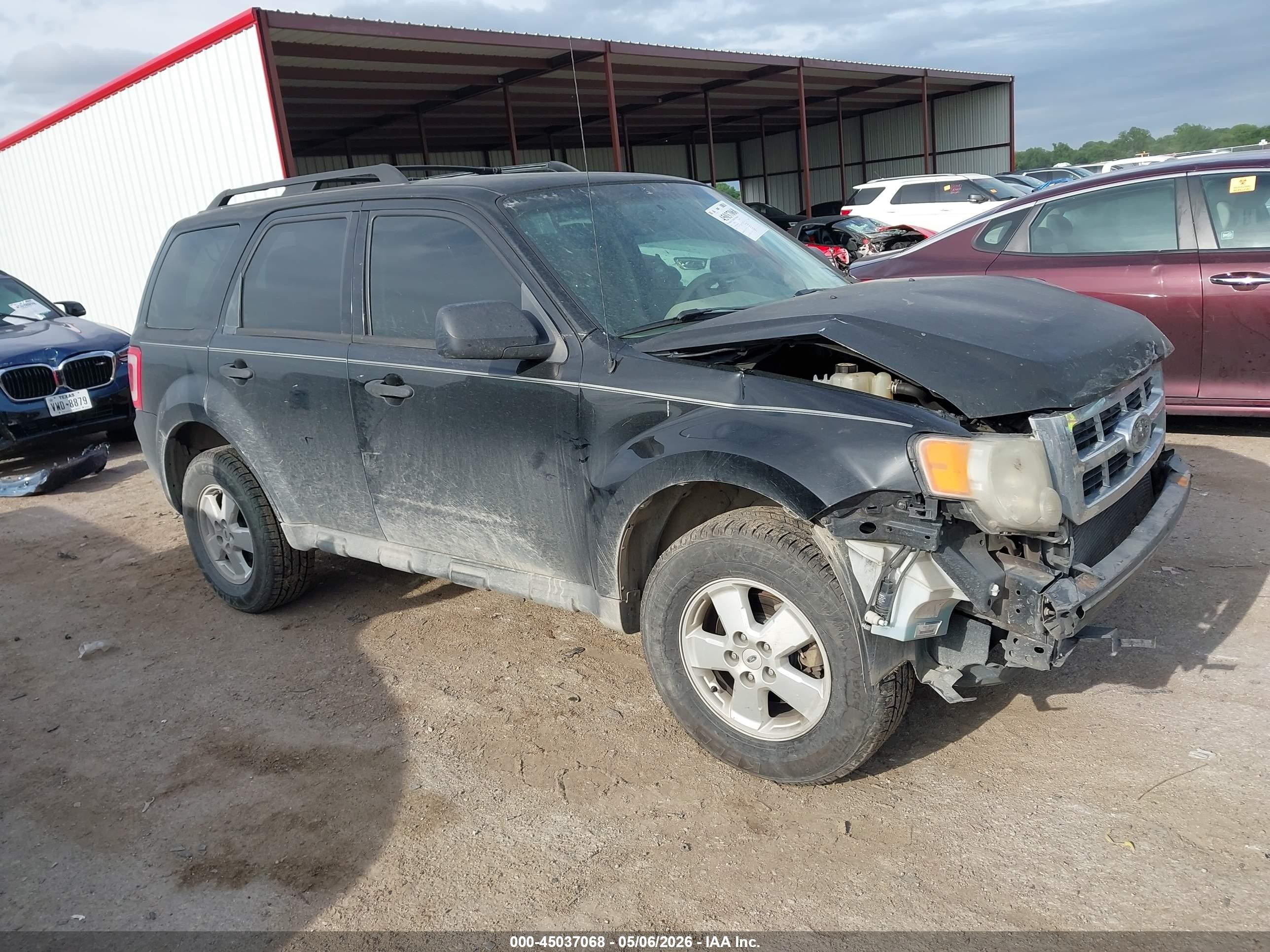 2012 Ford Escape Xls Черный vin: 1FMCU0C74CKC06307