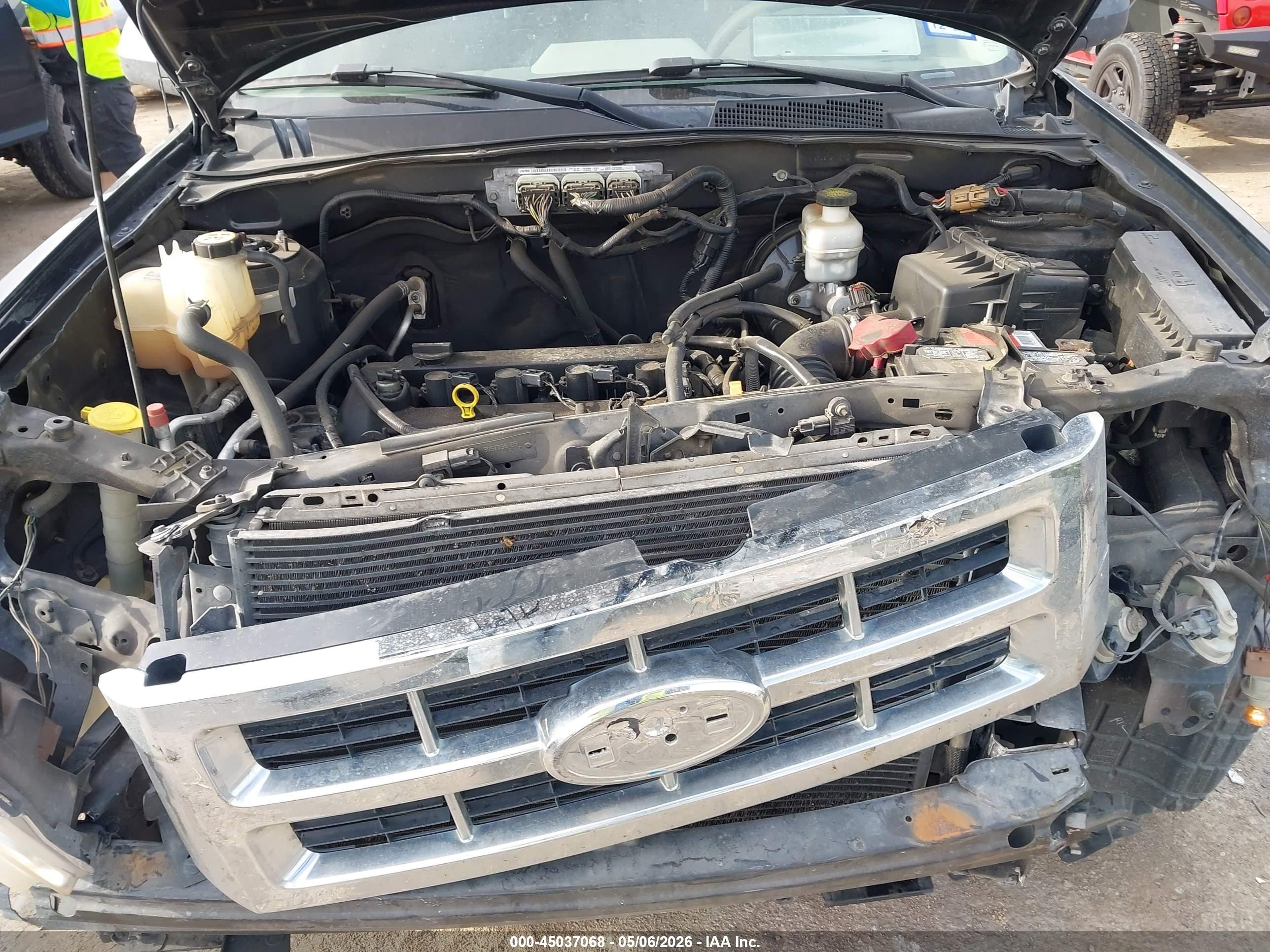 2012 Ford Escape Xls Черный vin: 1FMCU0C74CKC06307