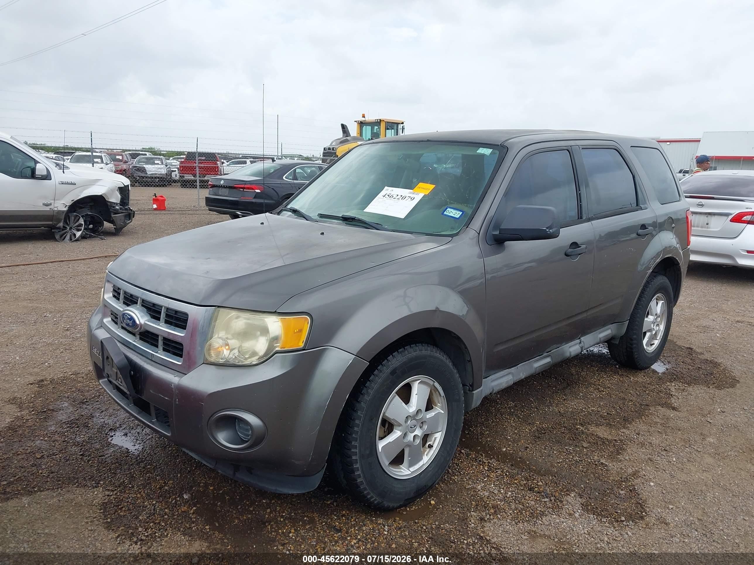 2012 Ford Escape Xls Серый vin: 1FMCU0C75CKA35146
