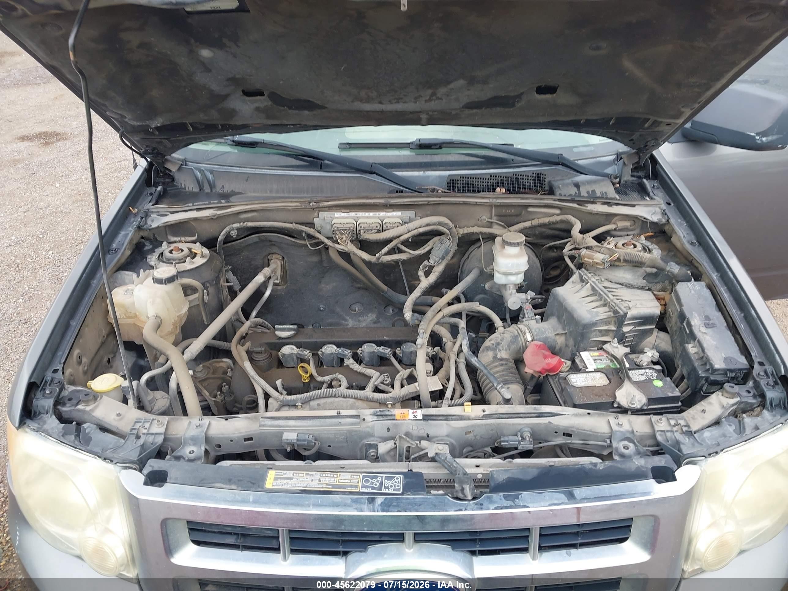 2012 Ford Escape Xls Серый vin: 1FMCU0C75CKA35146