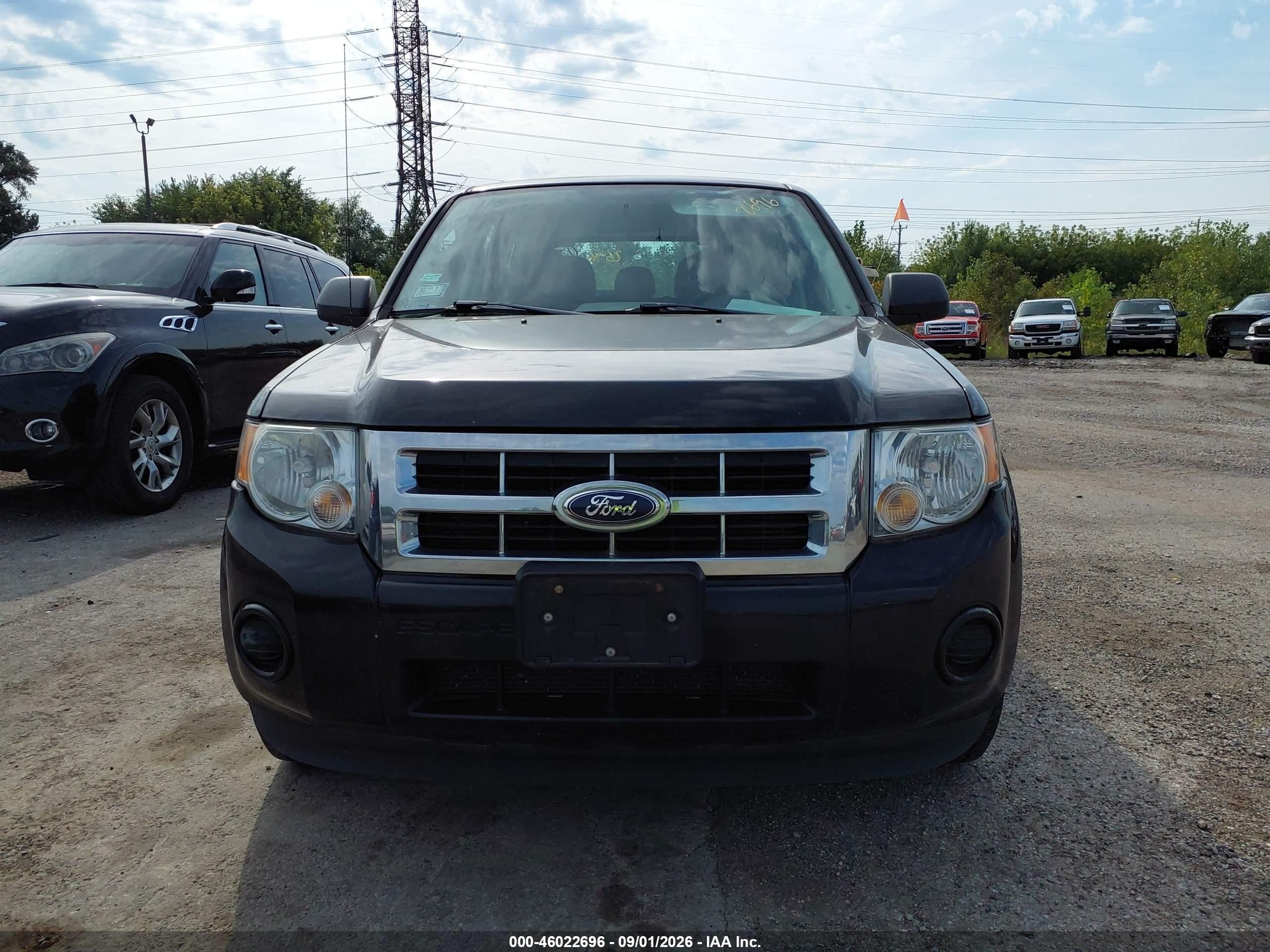 2012 Ford Escape Xls Black vin: 1FMCU0C75CKC15419