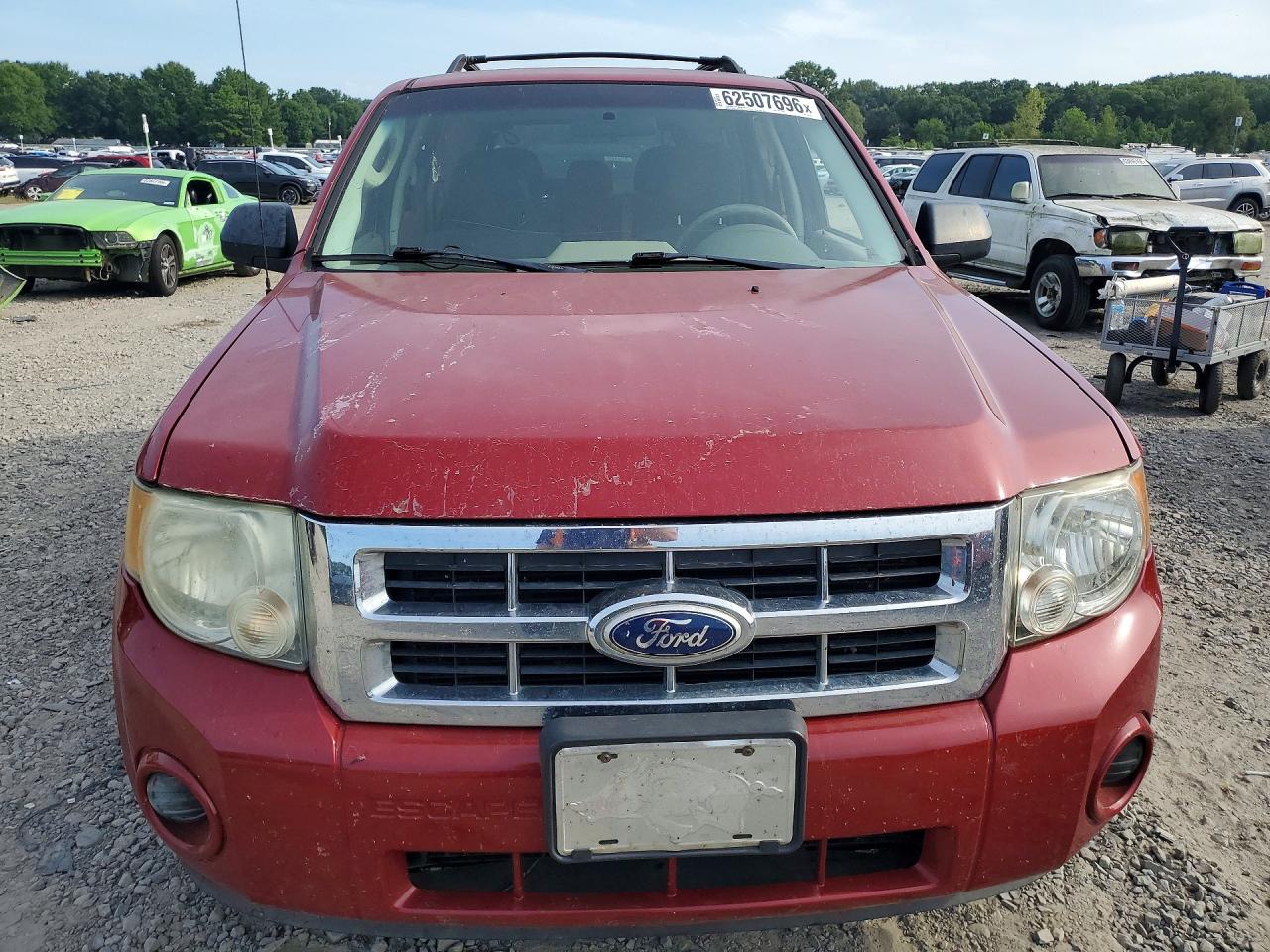 2010 Ford Escape Xls Burgundy vin: 1FMCU0C76AKC63783