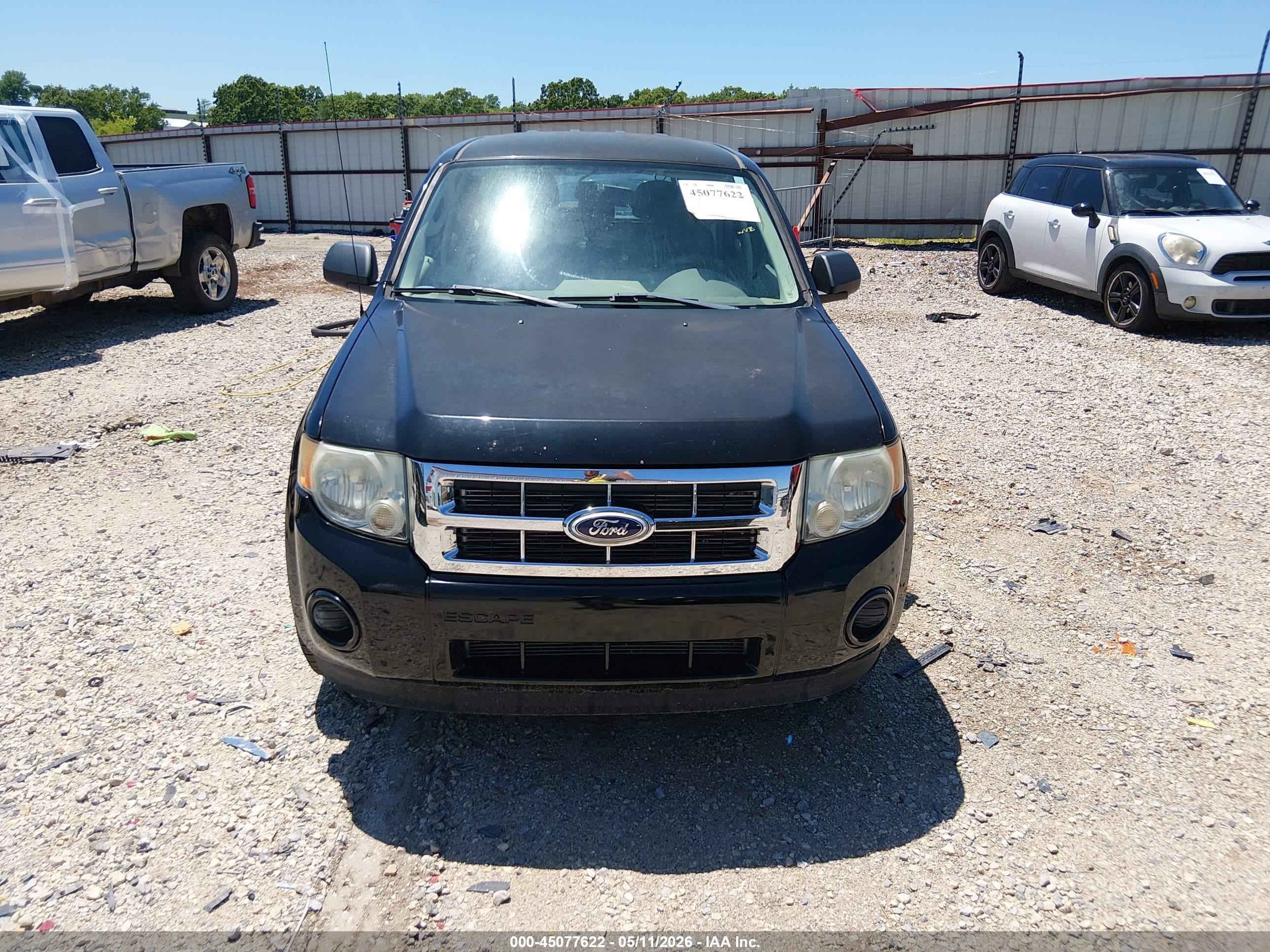 2010 Ford Escape Xls Black vin: 1FMCU0C76AKD42578