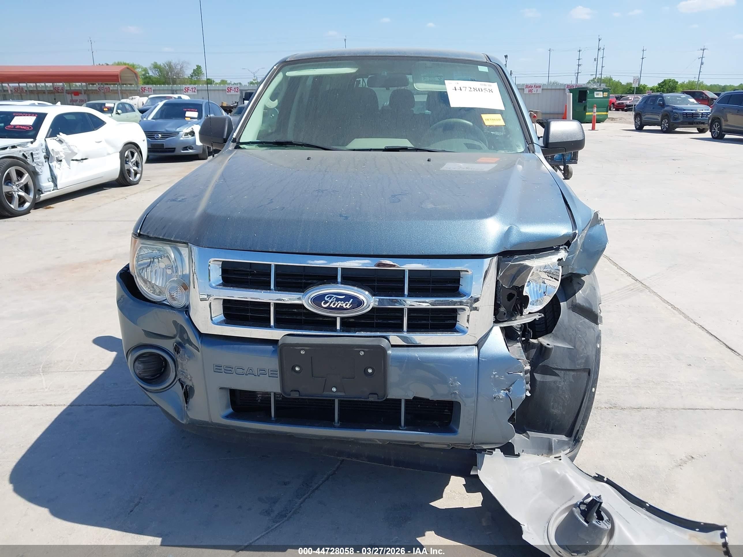 2011 Ford Escape Xls Blue vin: 1FMCU0C76BKA21559