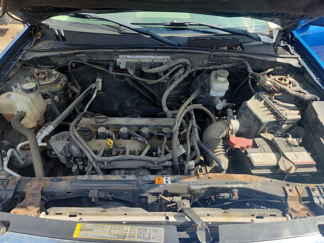 2012 Ford Escape Xls Blue vin: 1FMCU0C76CKA05895