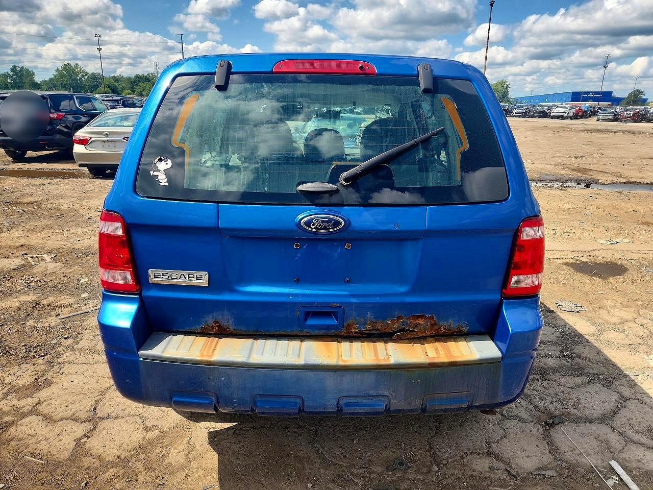 2012 Ford Escape Xls Blue vin: 1FMCU0C76CKA05895