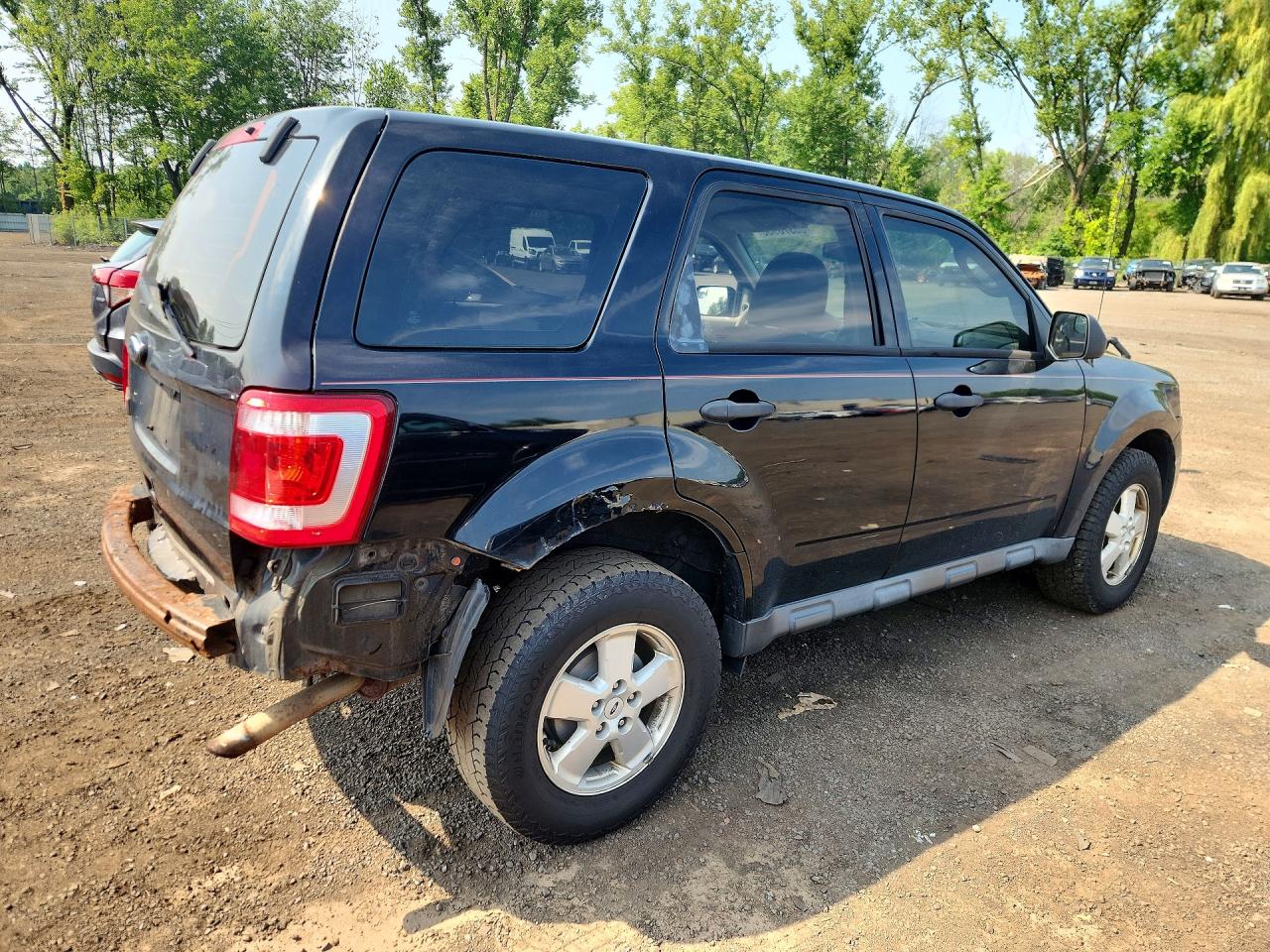 2012 Ford Escape Xls Black vin: 1FMCU0C76CKB09285