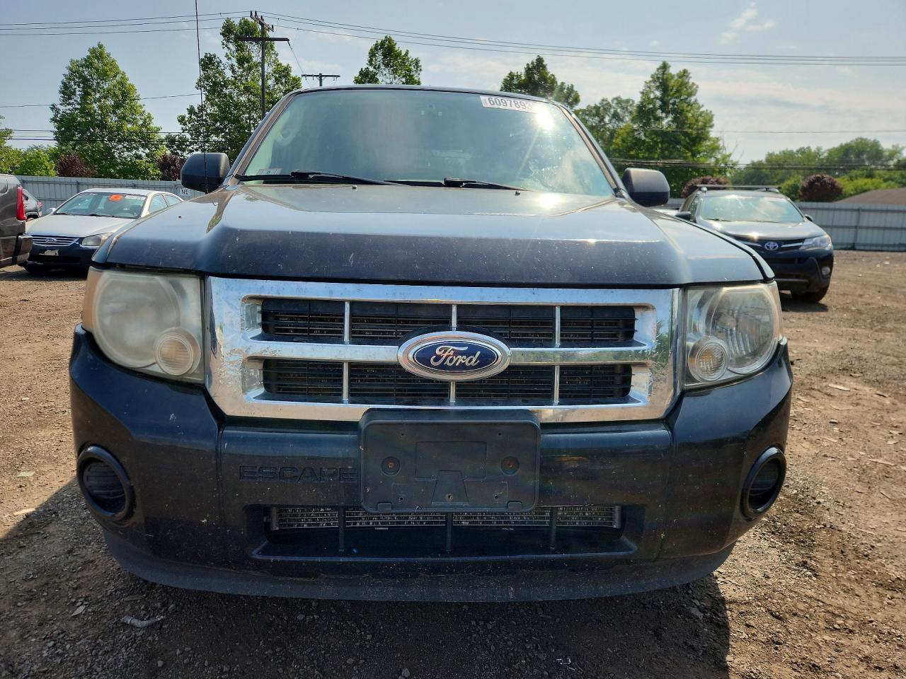 2012 Ford Escape Xls Black vin: 1FMCU0C76CKB09285