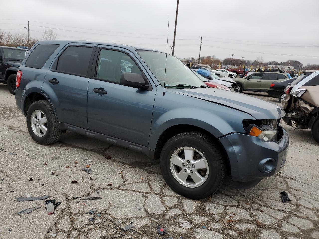2012 Ford Escape Xls Blue vin: 1FMCU0C76CKB11098