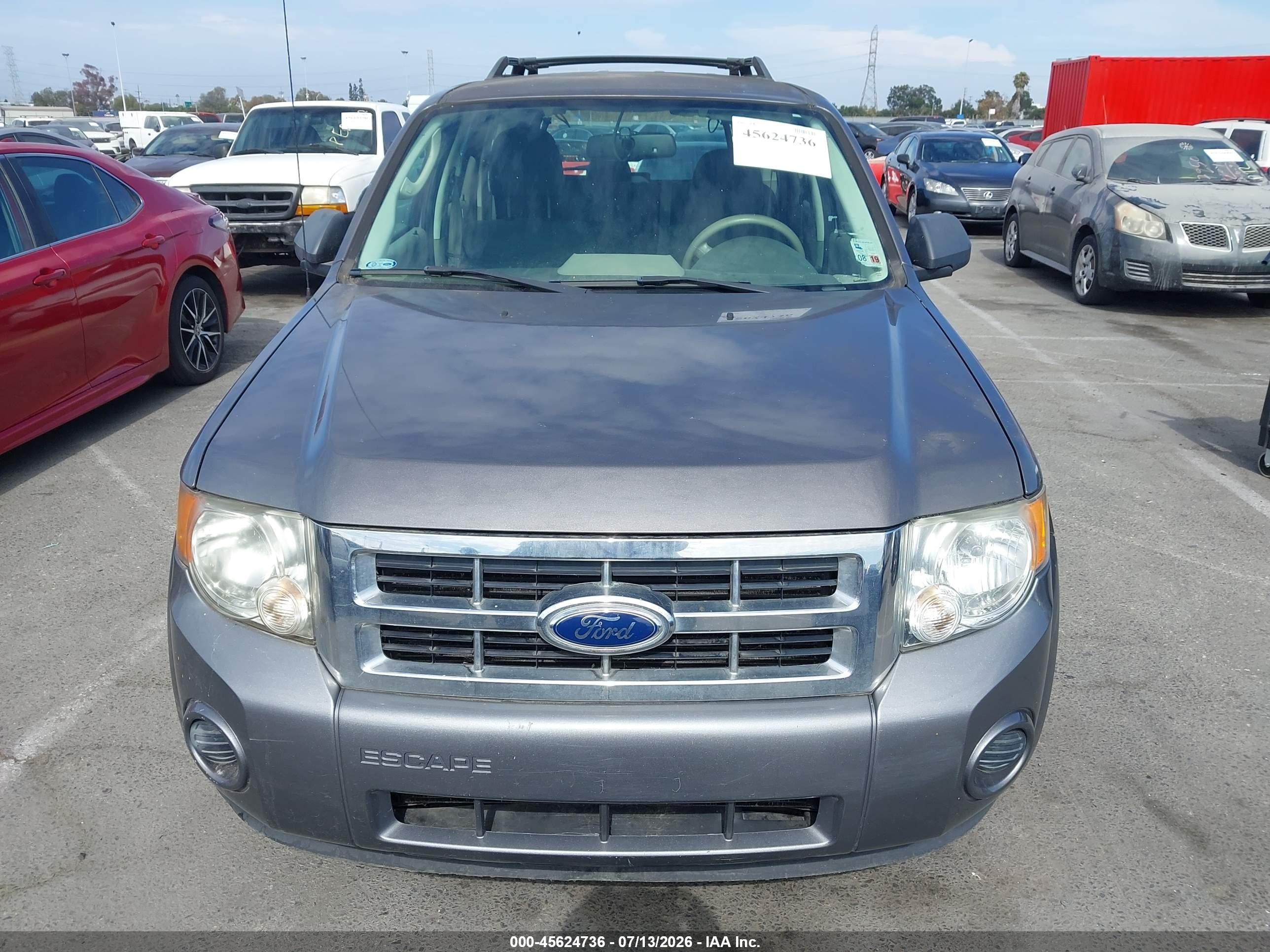 2012 Ford Escape Xls Gray vin: 1FMCU0C76CKB27026