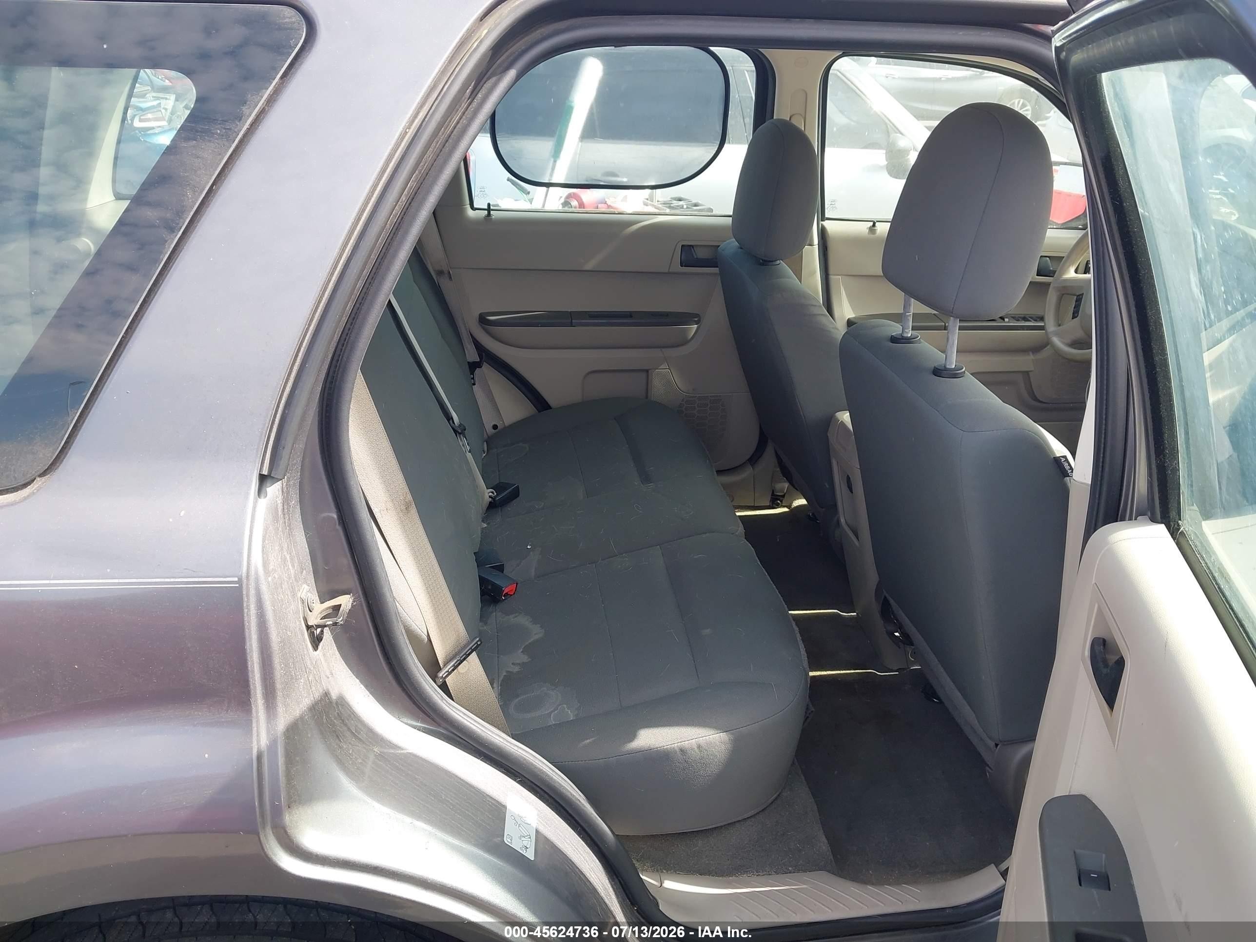 2012 Ford Escape Xls Gray vin: 1FMCU0C76CKB27026