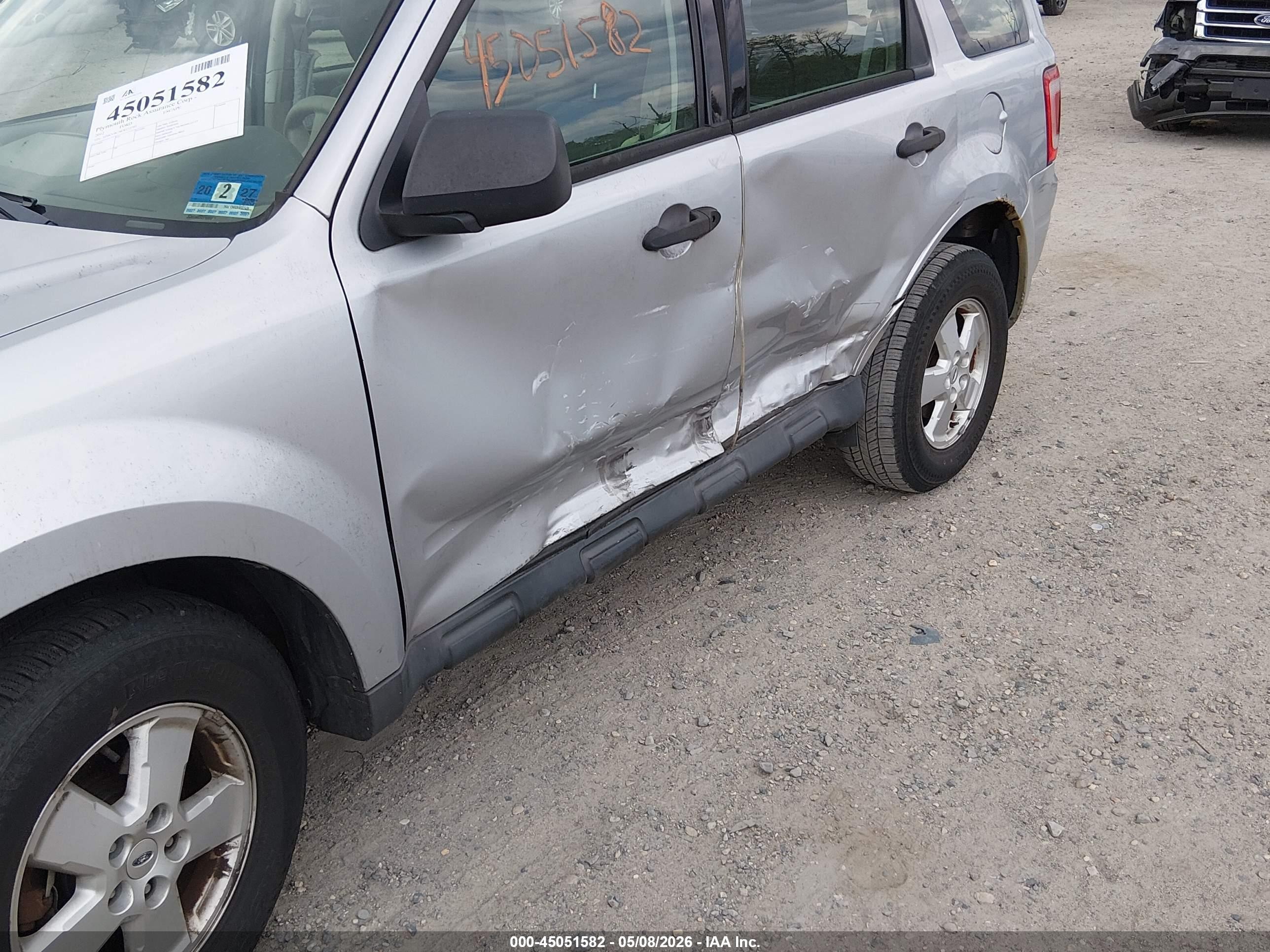 2012 Ford Escape Xls Silver vin: 1FMCU0C76CKC12707