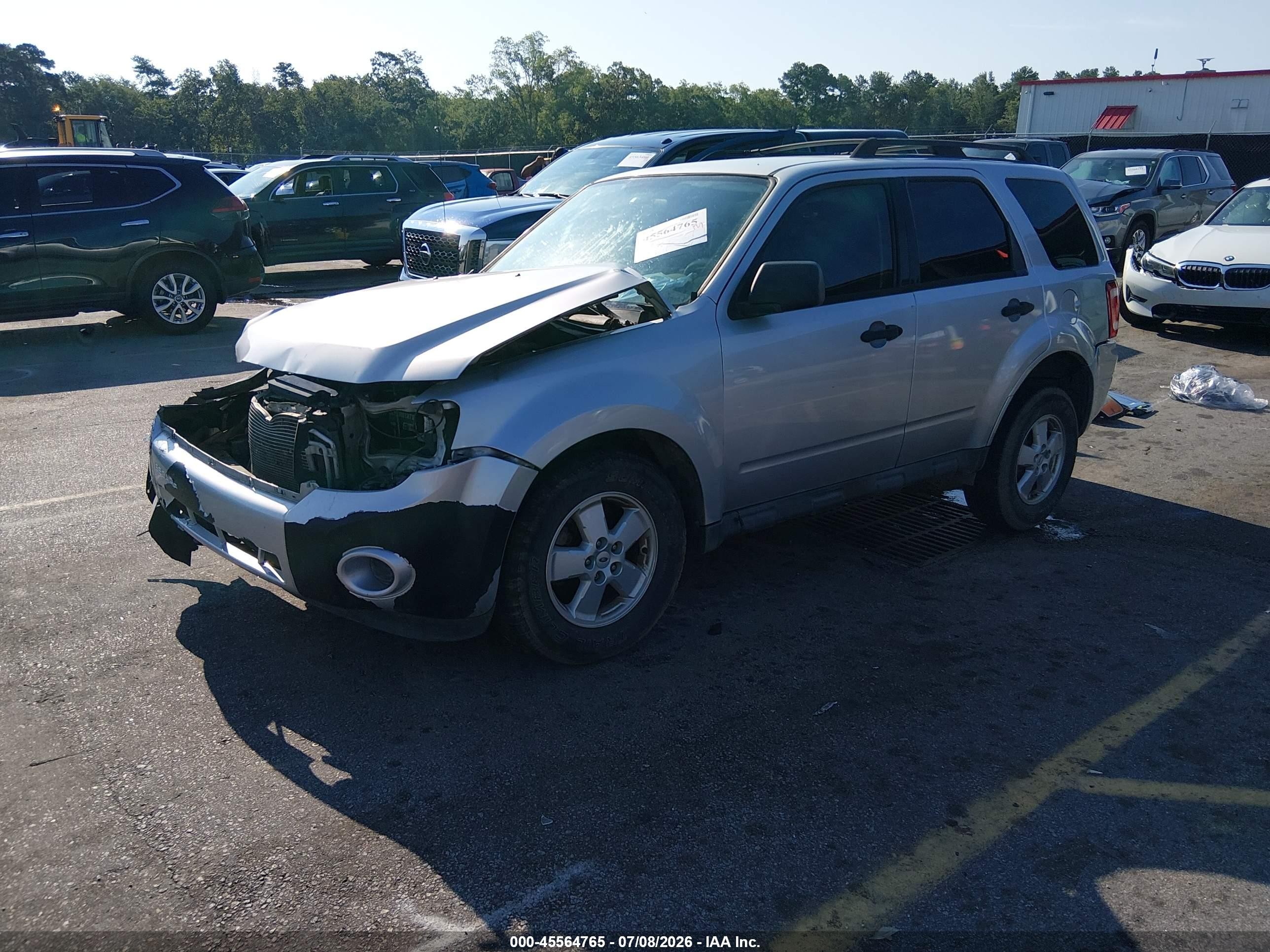 2010 Ford Escape Xls Silver vin: 1FMCU0C77AKD21769