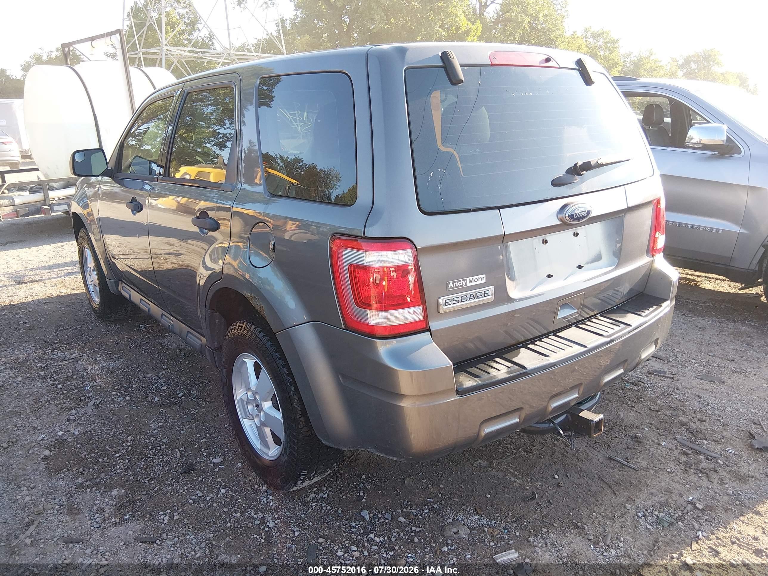 2012 Ford Escape Xls Gray vin: 1FMCU0C77CKA04934