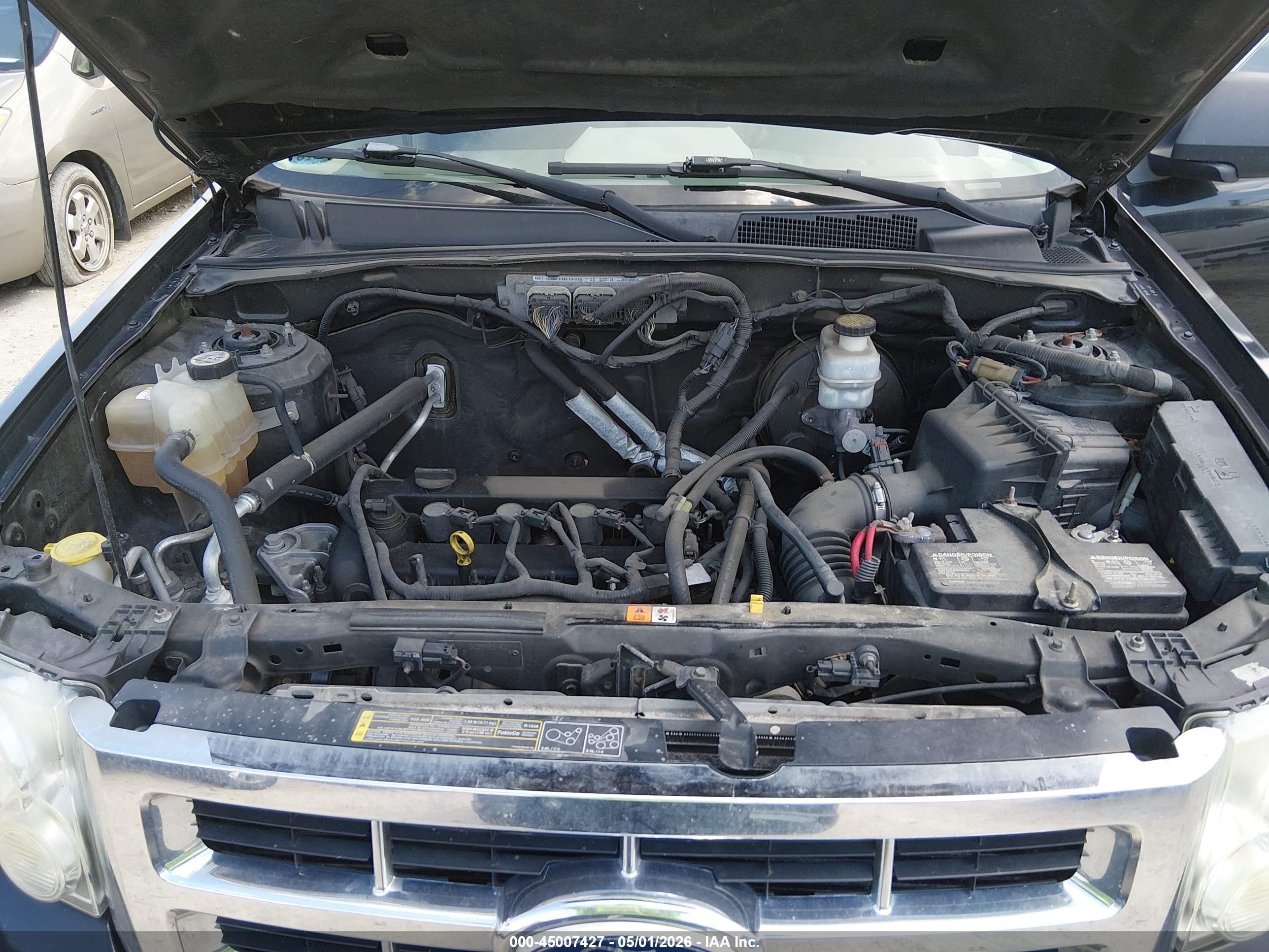 2010 Ford Escape Xls Black vin: 1FMCU0C78AKB10855