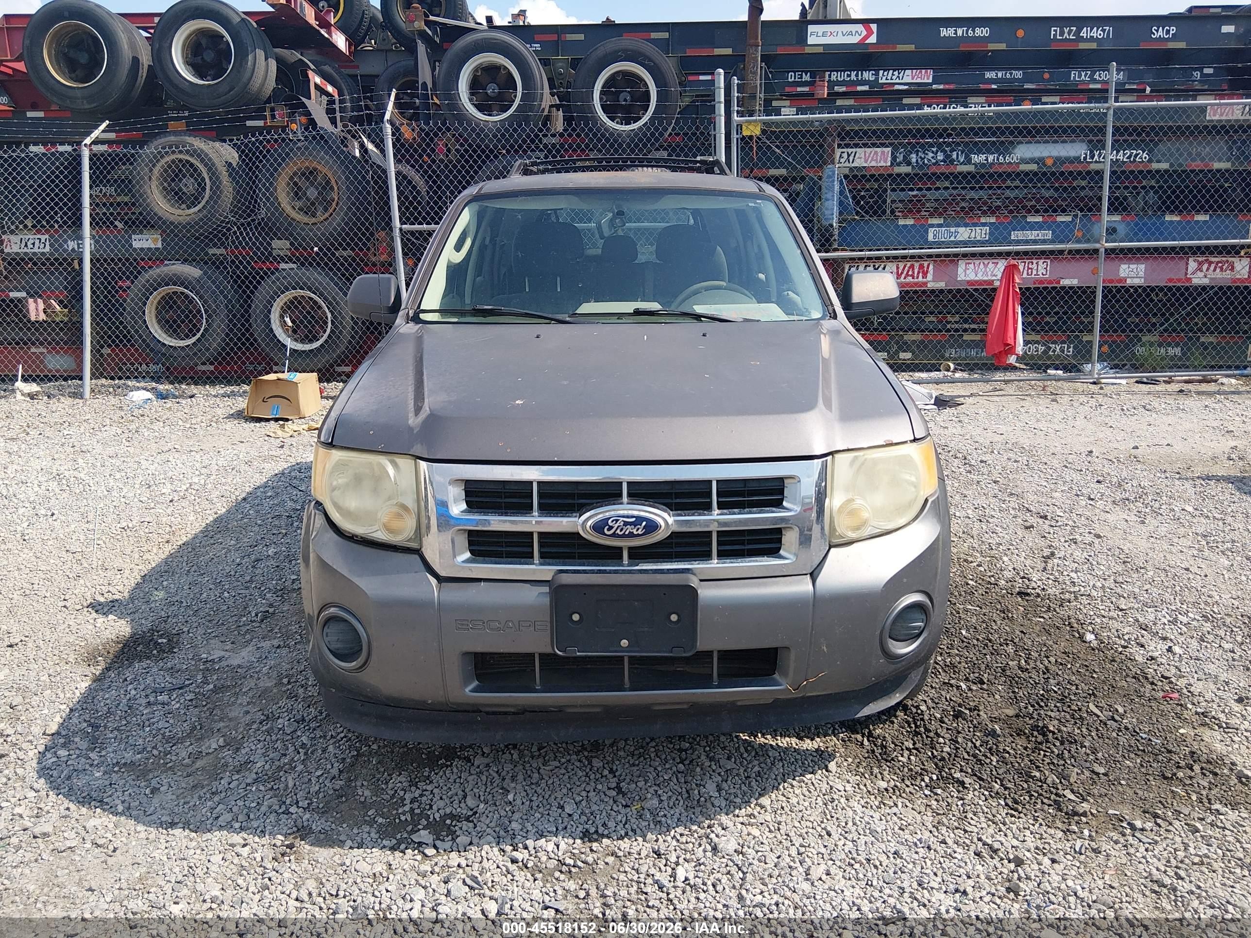 2010 Ford Escape Xls Gray vin: 1FMCU0C78AKD04740
