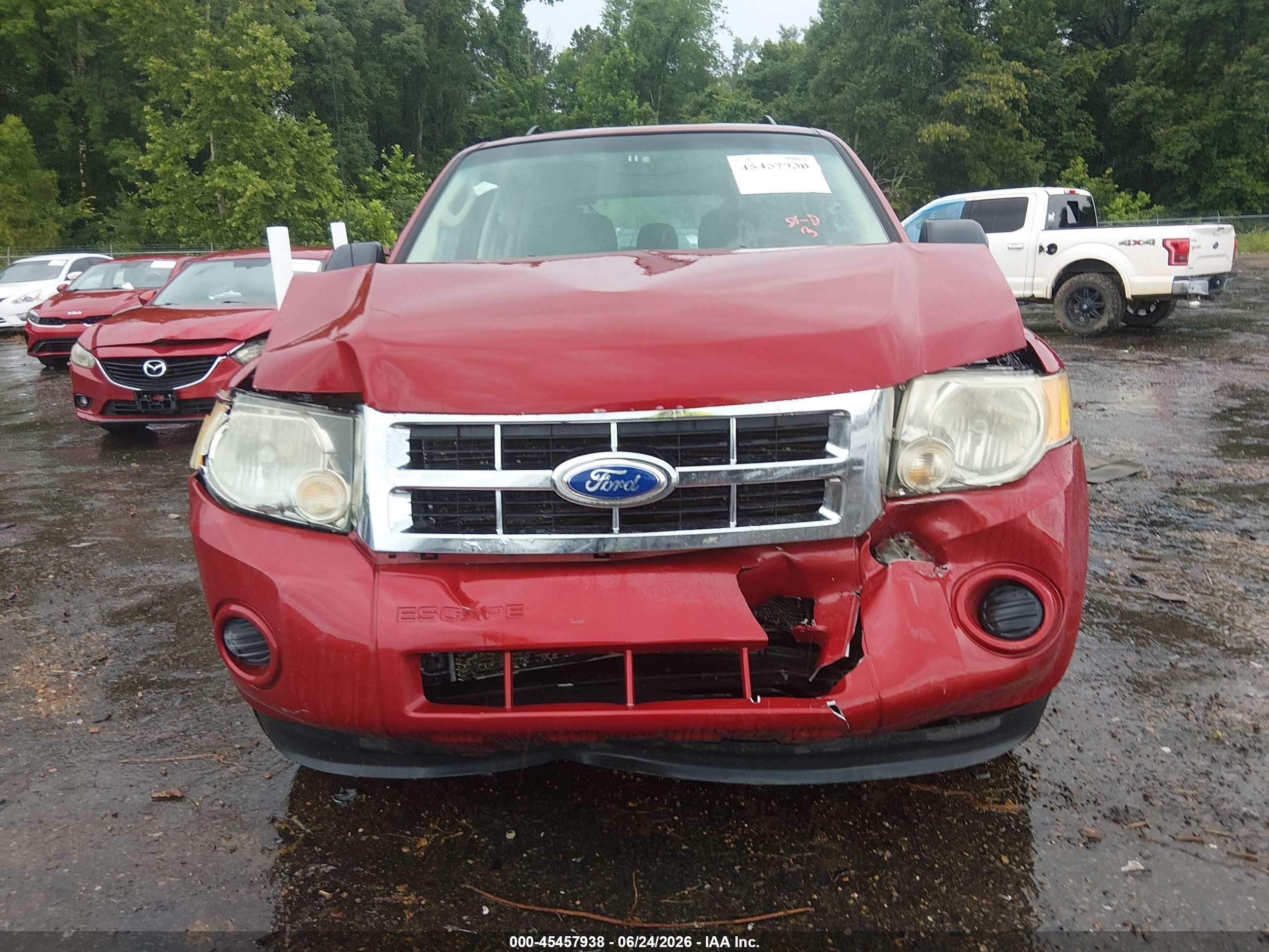 2011 Ford Escape Xls Red vin: 1FMCU0C78BKC12982
