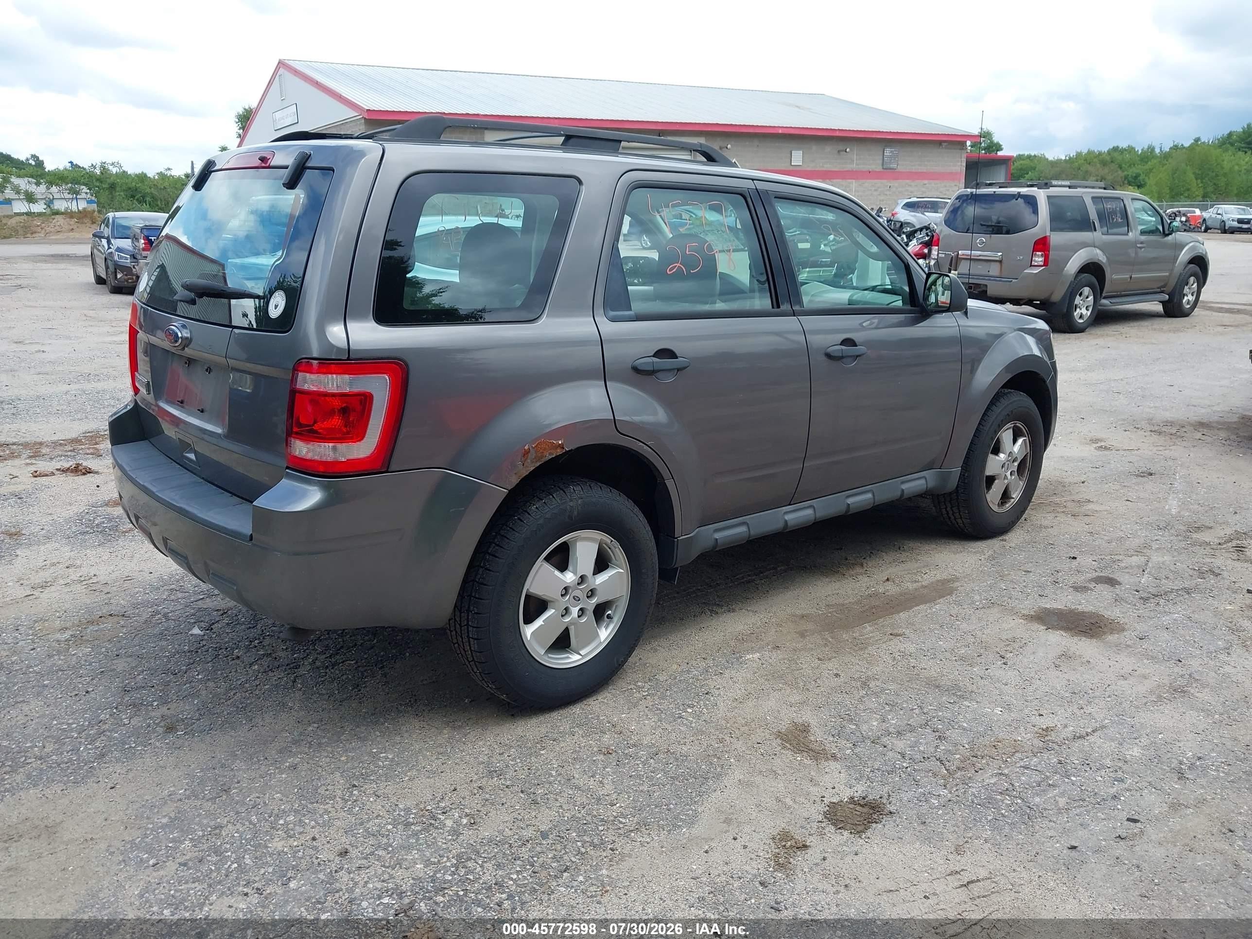2012 Ford Escape Xls Gray vin: 1FMCU0C78CKA32029