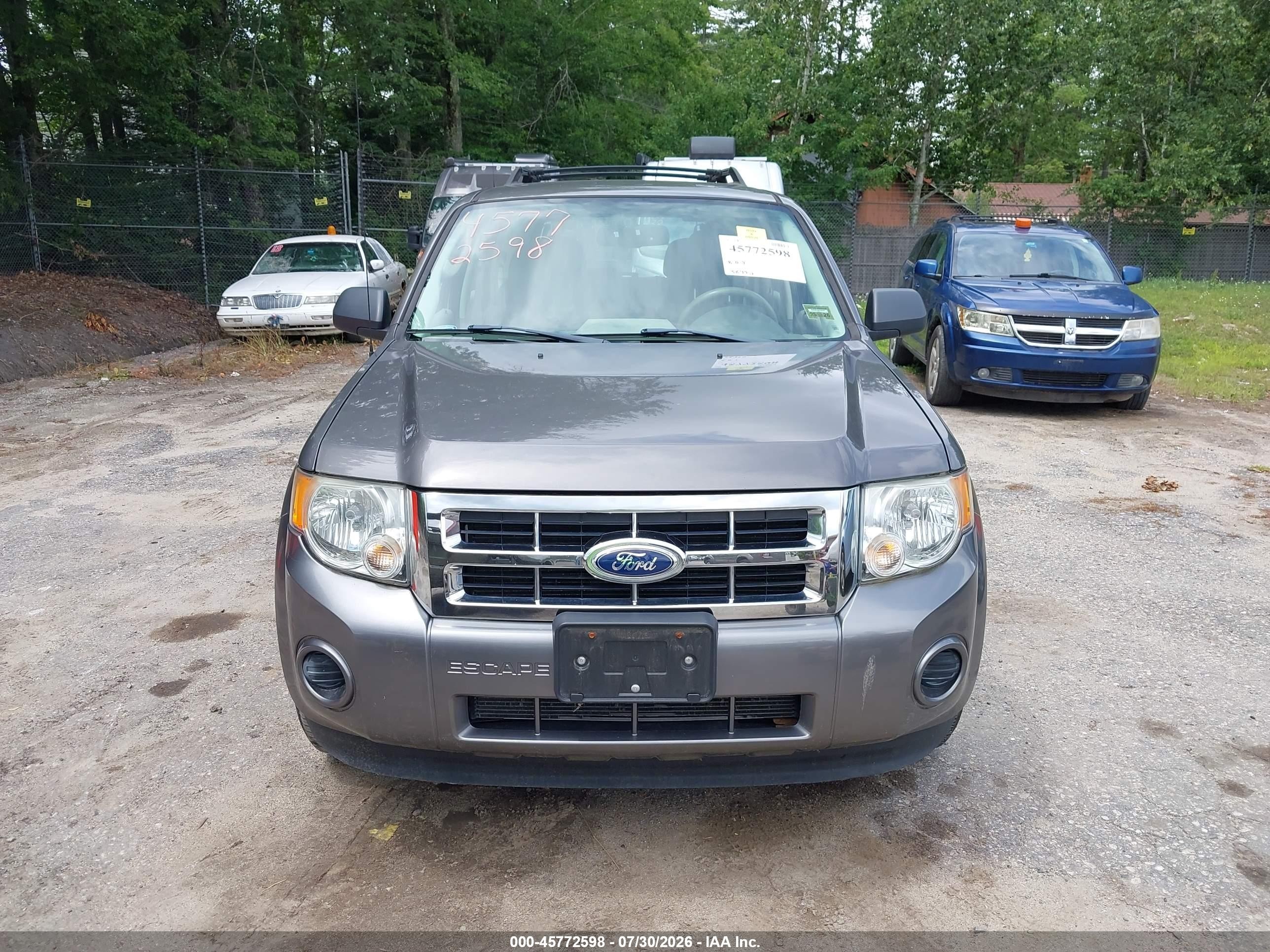 2012 Ford Escape Xls Gray vin: 1FMCU0C78CKA32029