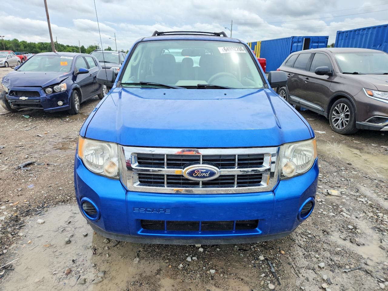 2012 Ford Escape Xls Blue vin: 1FMCU0C78CKB29215