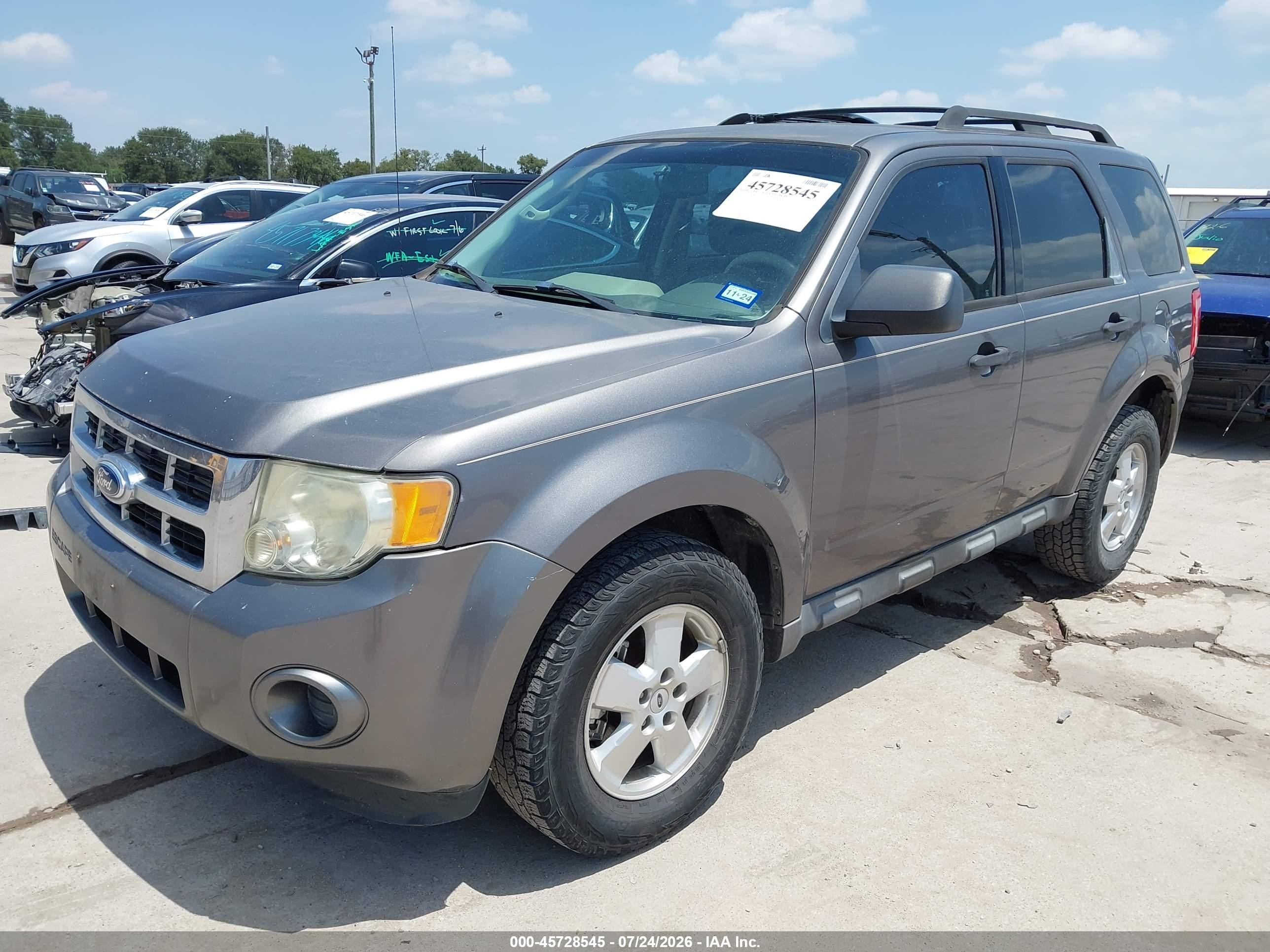 2012 Ford Escape Xls Gray vin: 1FMCU0C79CKB19955