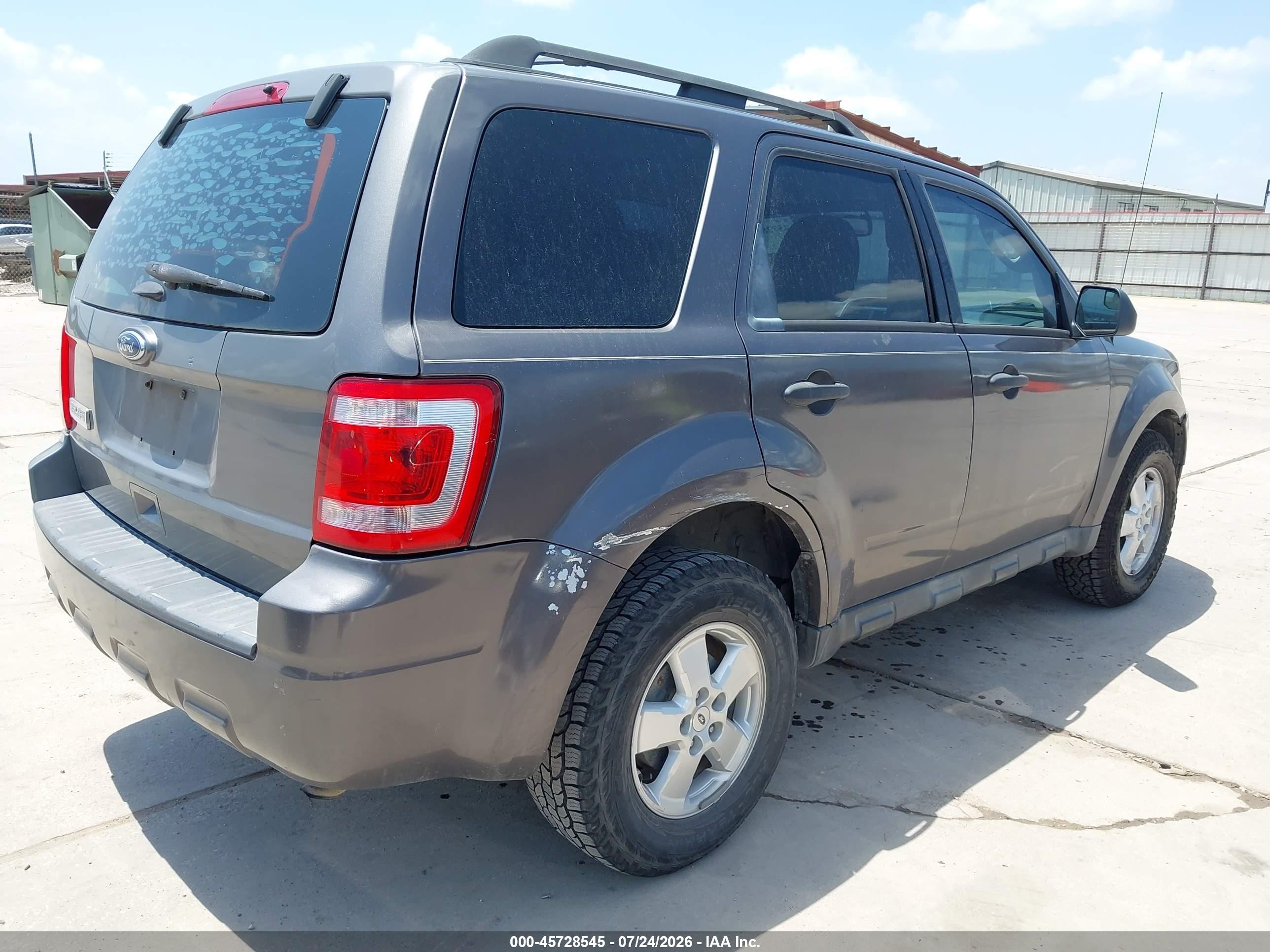 2012 Ford Escape Xls Gray vin: 1FMCU0C79CKB19955