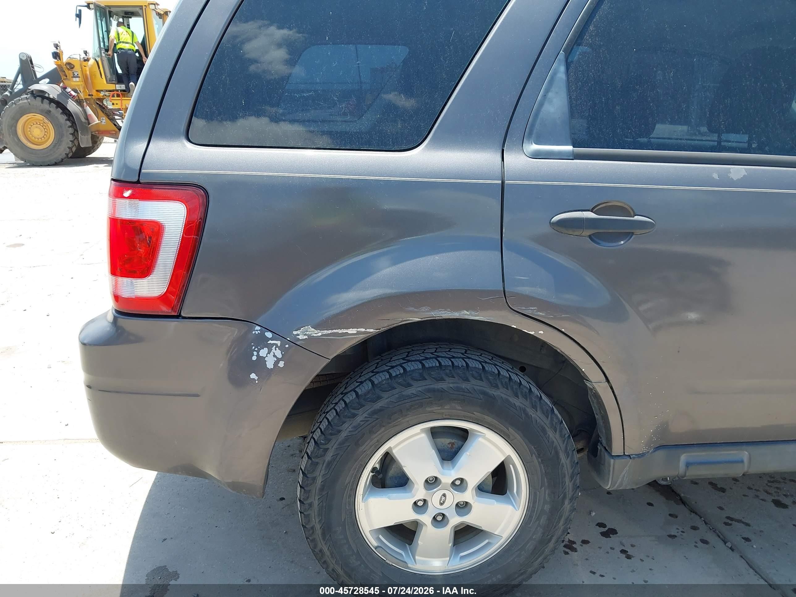 2012 Ford Escape Xls Gray vin: 1FMCU0C79CKB19955