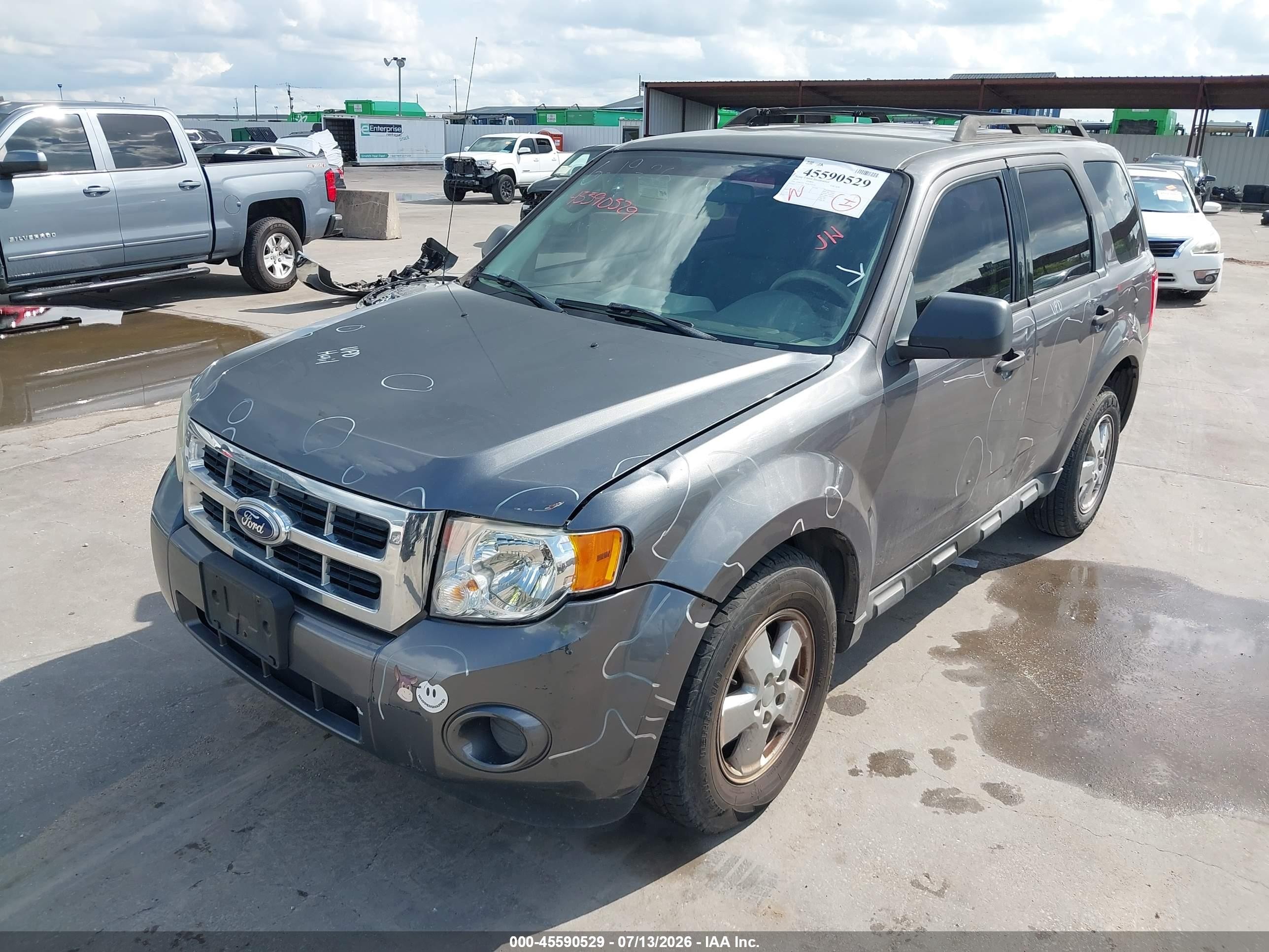 2010 Ford Escape Xls Gray vin: 1FMCU0C7XAKA70259