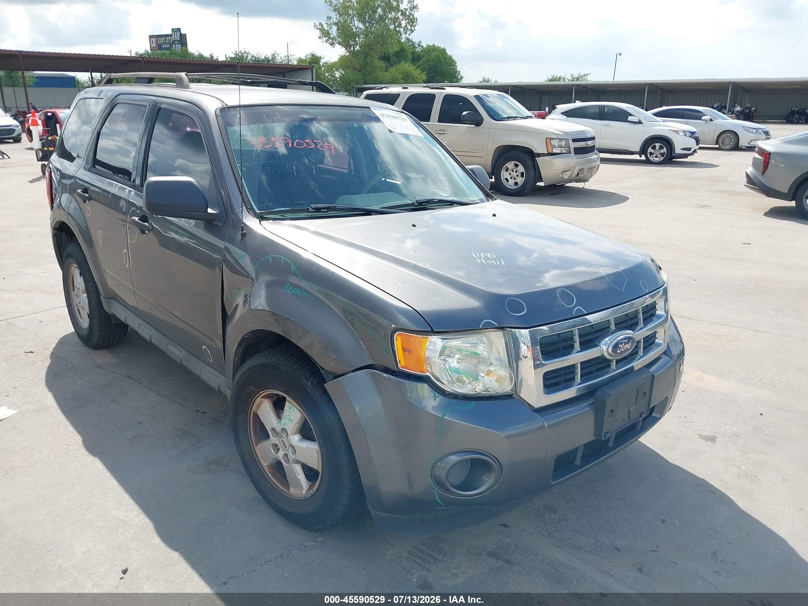 2010 Ford Escape Xls Gray vin: 1FMCU0C7XAKA70259
