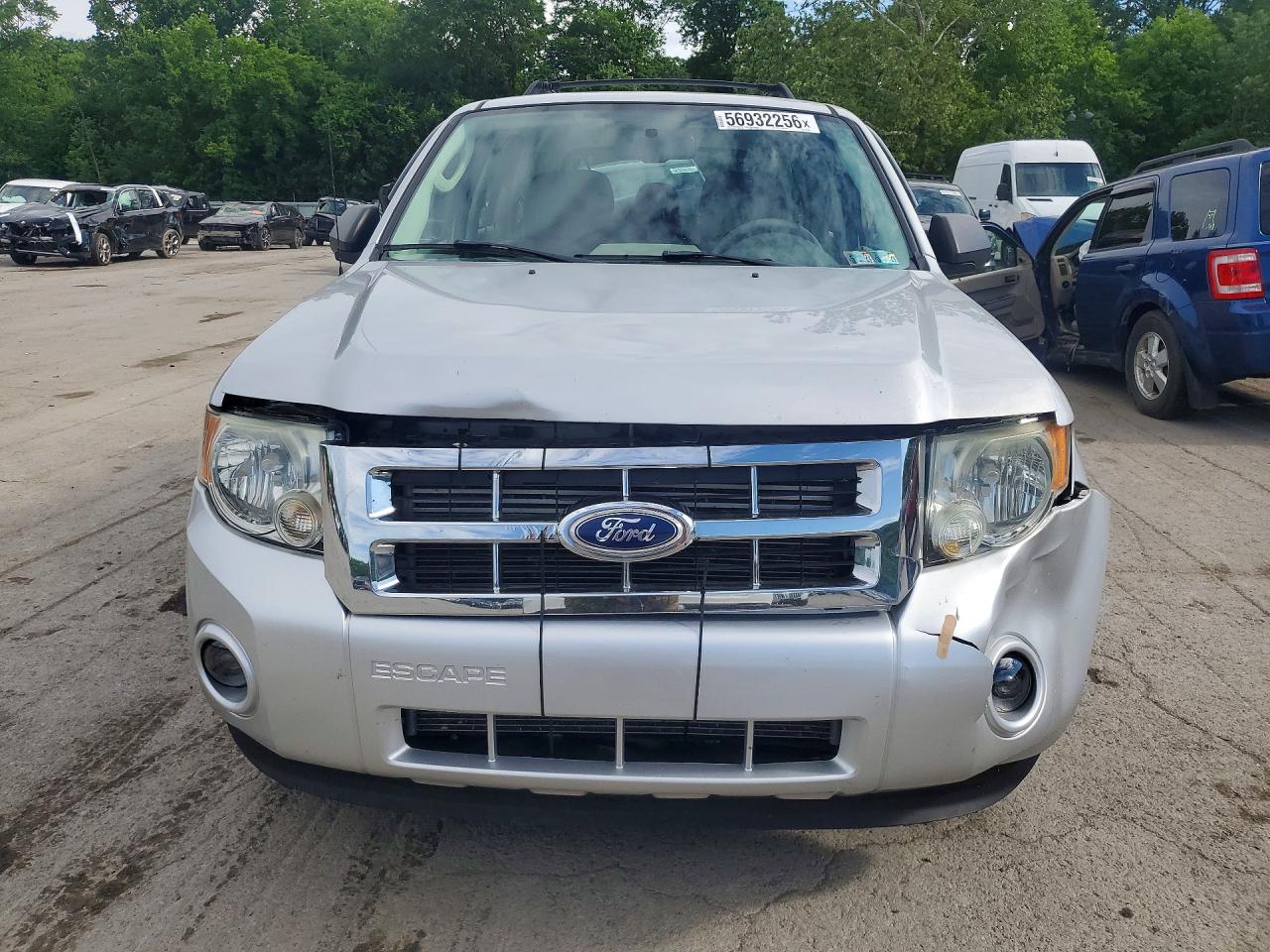2010 Ford Escape Xls Silver vin: 1FMCU0C7XAKD25430