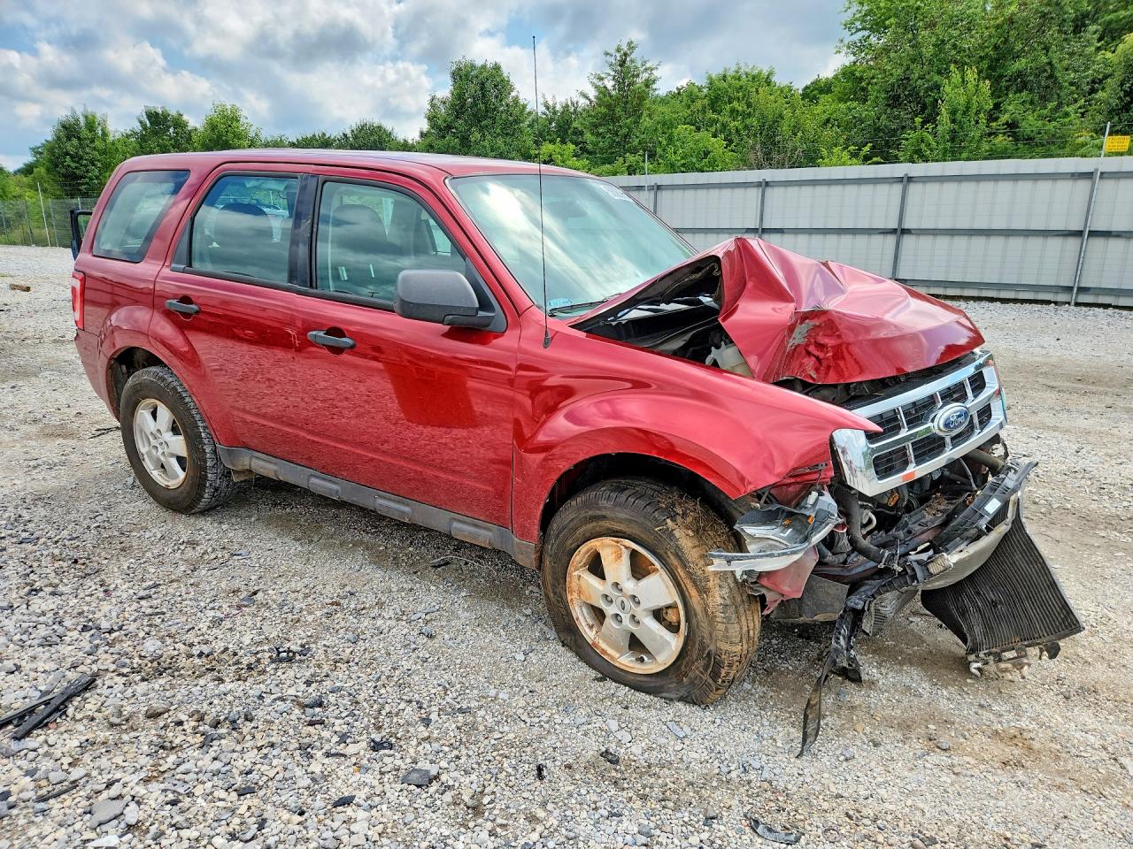 2012 Ford Escape Xls Red vin: 1FMCU0C7XCKA47552