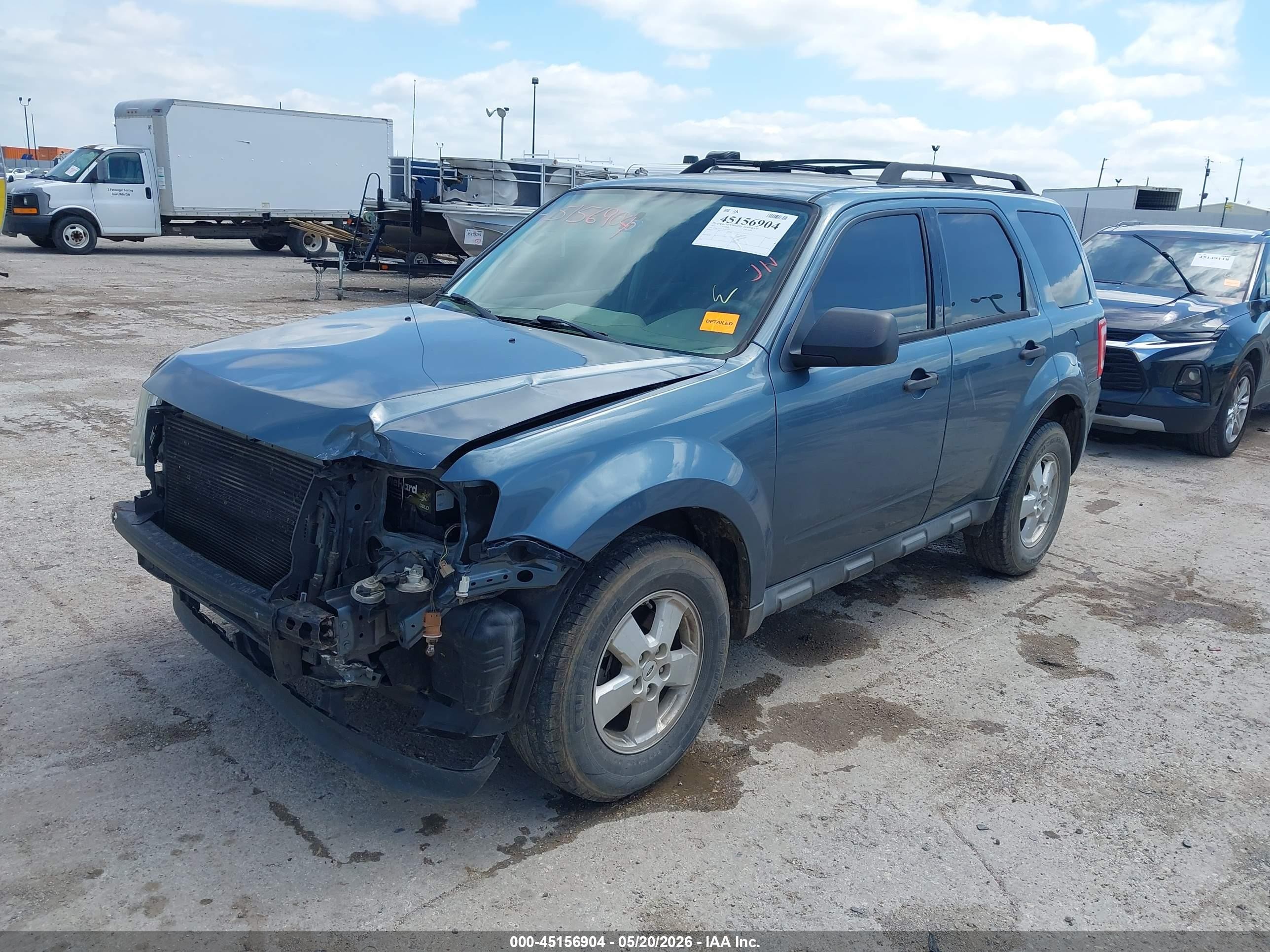 2012 Ford Escape Xls Blue vin: 1FMCU0C7XCKB53757