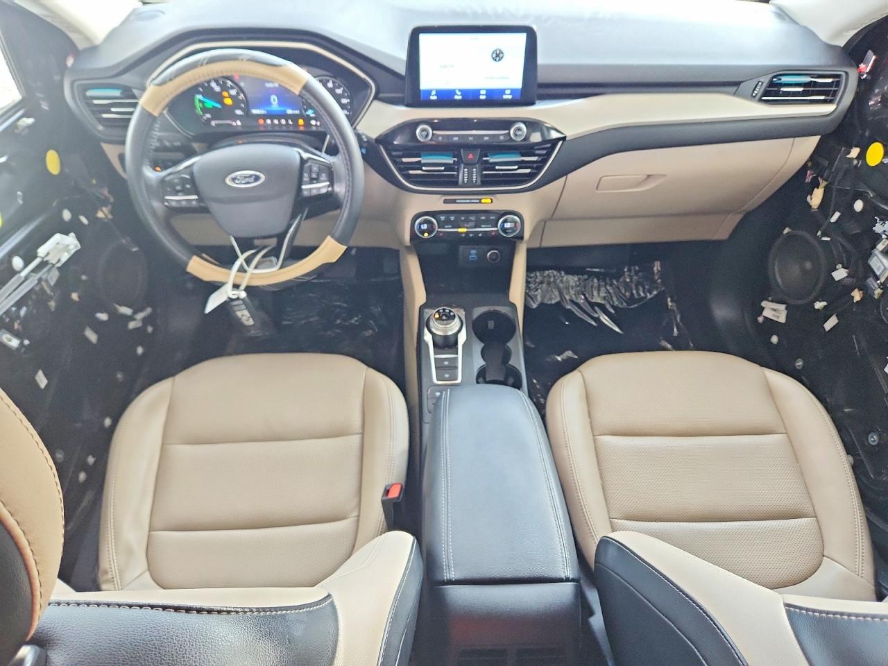 2021 Ford Escape Sel Черный vin: 1FMCU0CZXMUA39670
