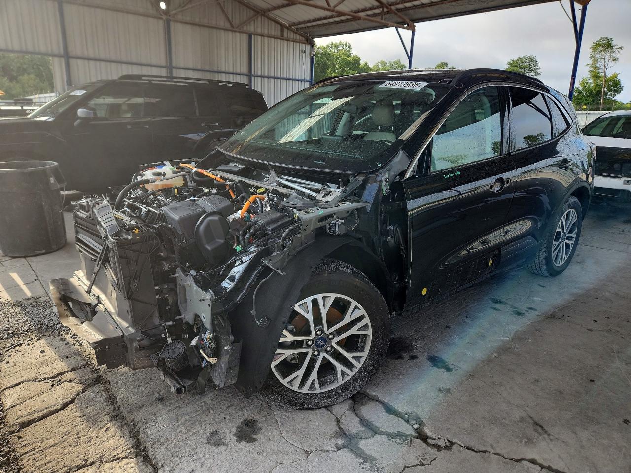 2021 Ford Escape Sel Black vin: 1FMCU0CZXMUA39670