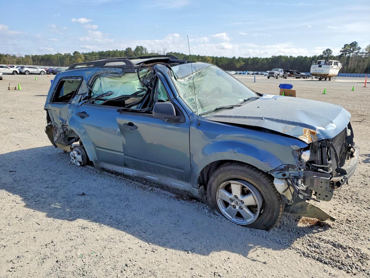 2010 Ford Escape Xlt Blue vin: 1FMCU0D70AKB60938
